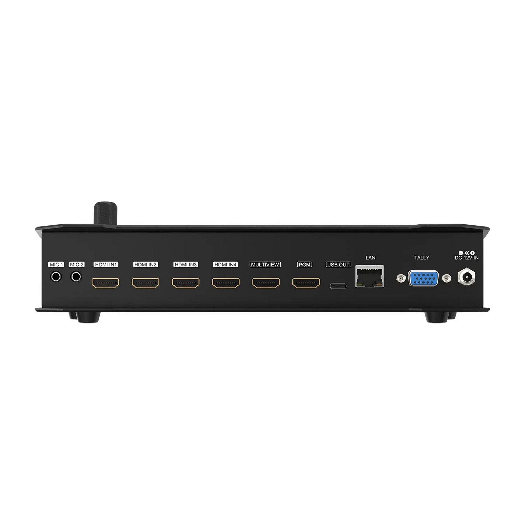 BZBGEAR BG-HDVS42U 4-Channel HDMI Professional Live Streaming Video and Audio Mixer Switcher for Enhanced Production