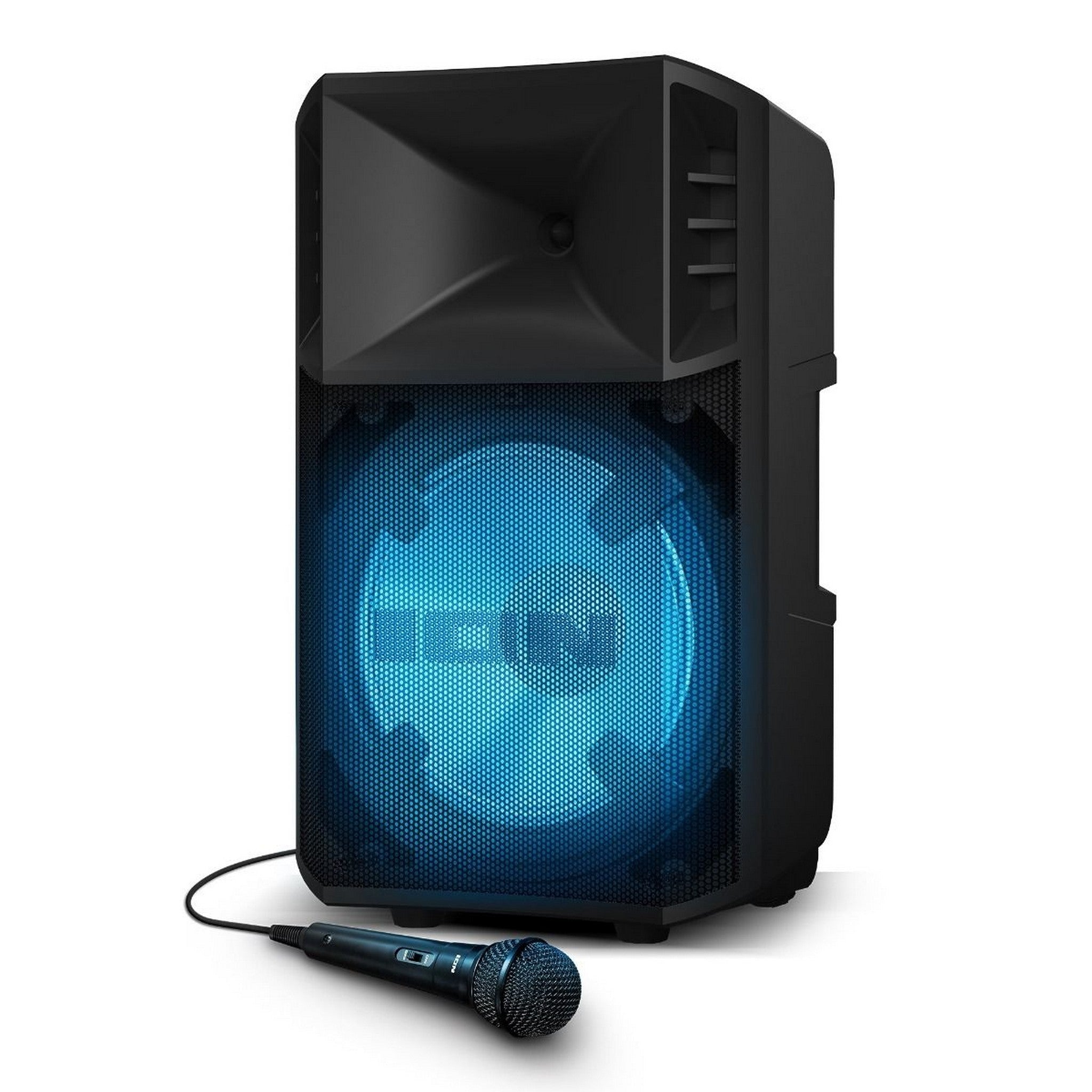 ION Audio Power Glow 300 - High - Power Portable Bluetooth Speaker with Dynamic LED Lights