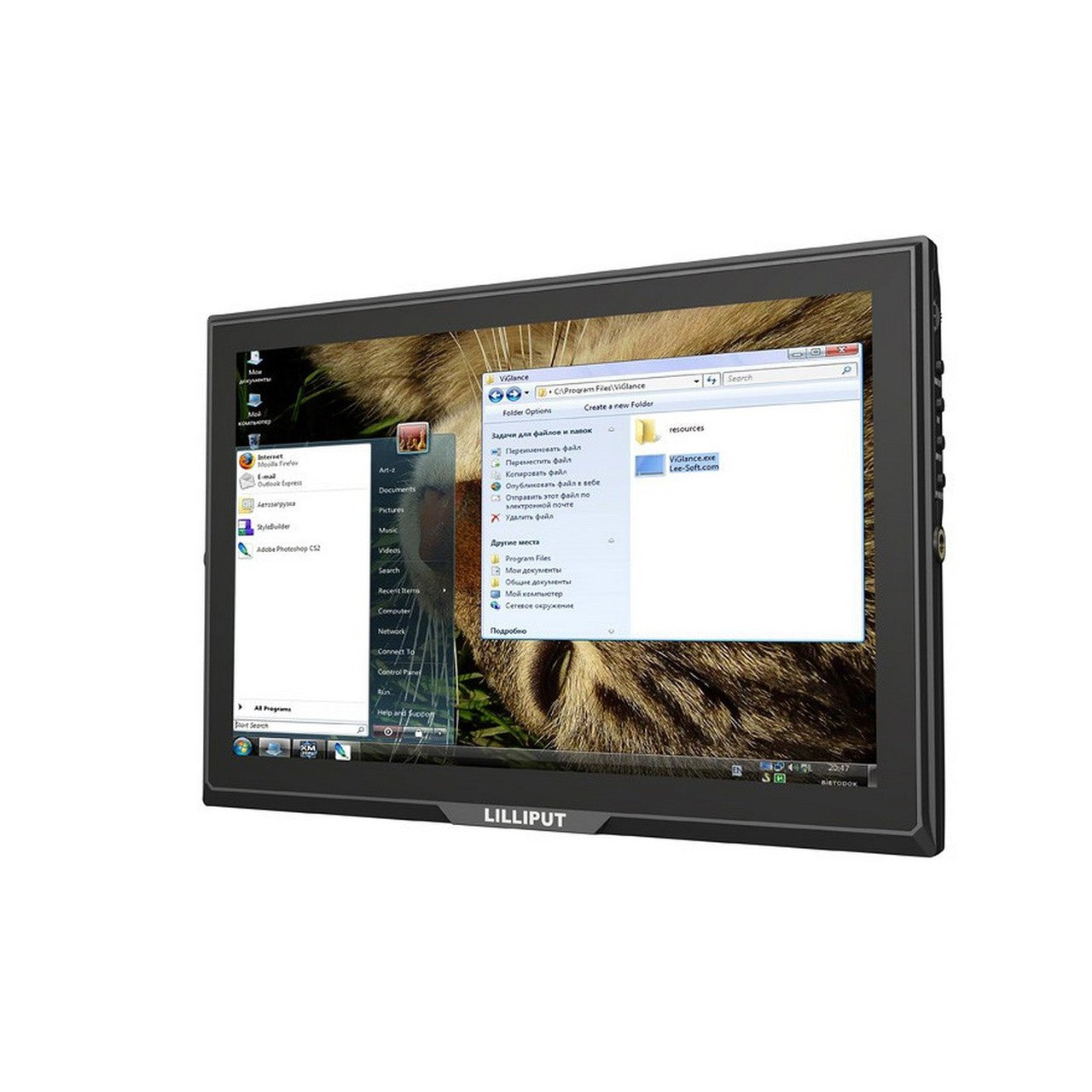 Lilliput 10.1-Inch LED Multi-Touch Screen Monitor with HDMI, DVI, VGA, AV