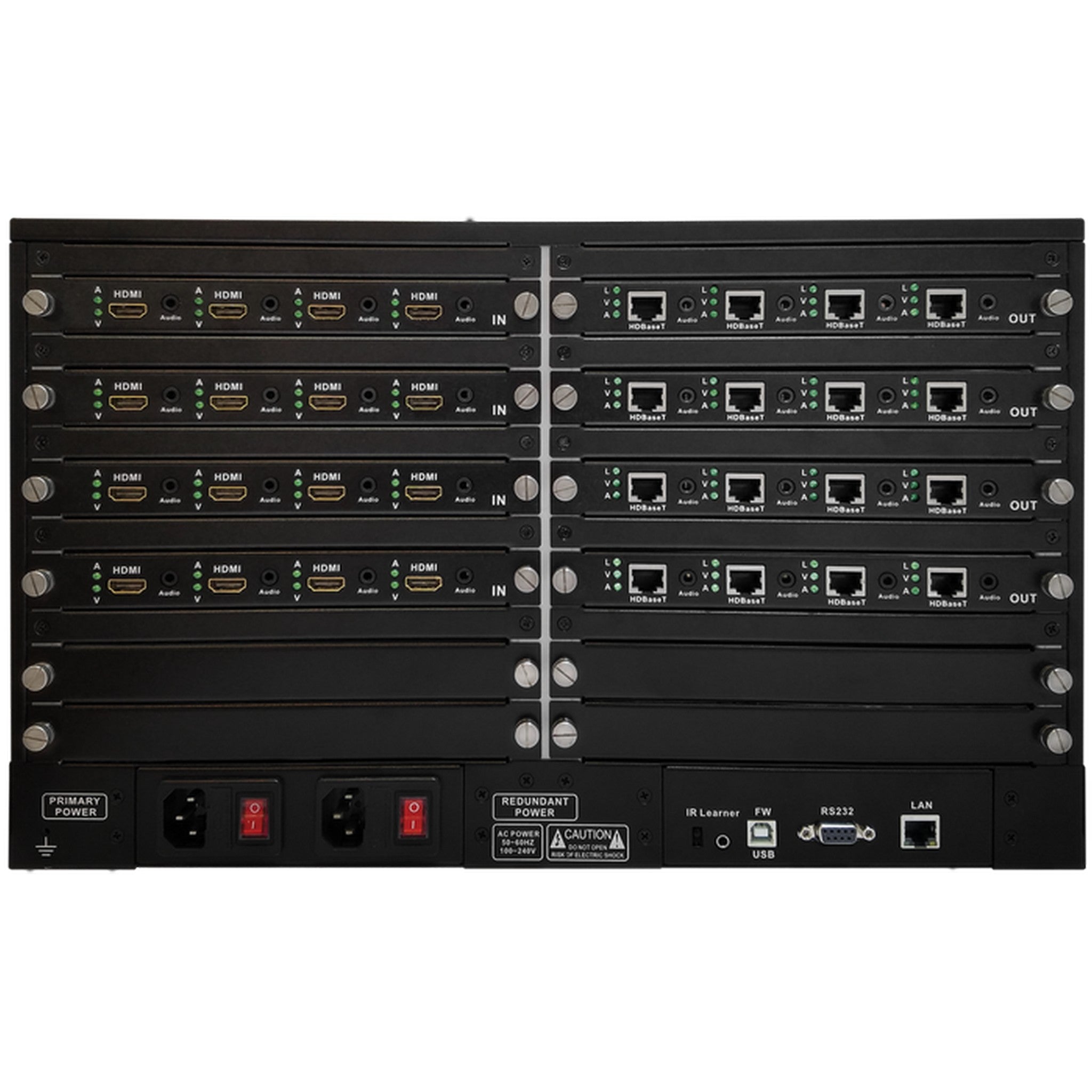 Aurora DXM-1616-G3 4K Ultra High Definition 16x16 Digital Modular Matrix Switcher for Multimedia Applications