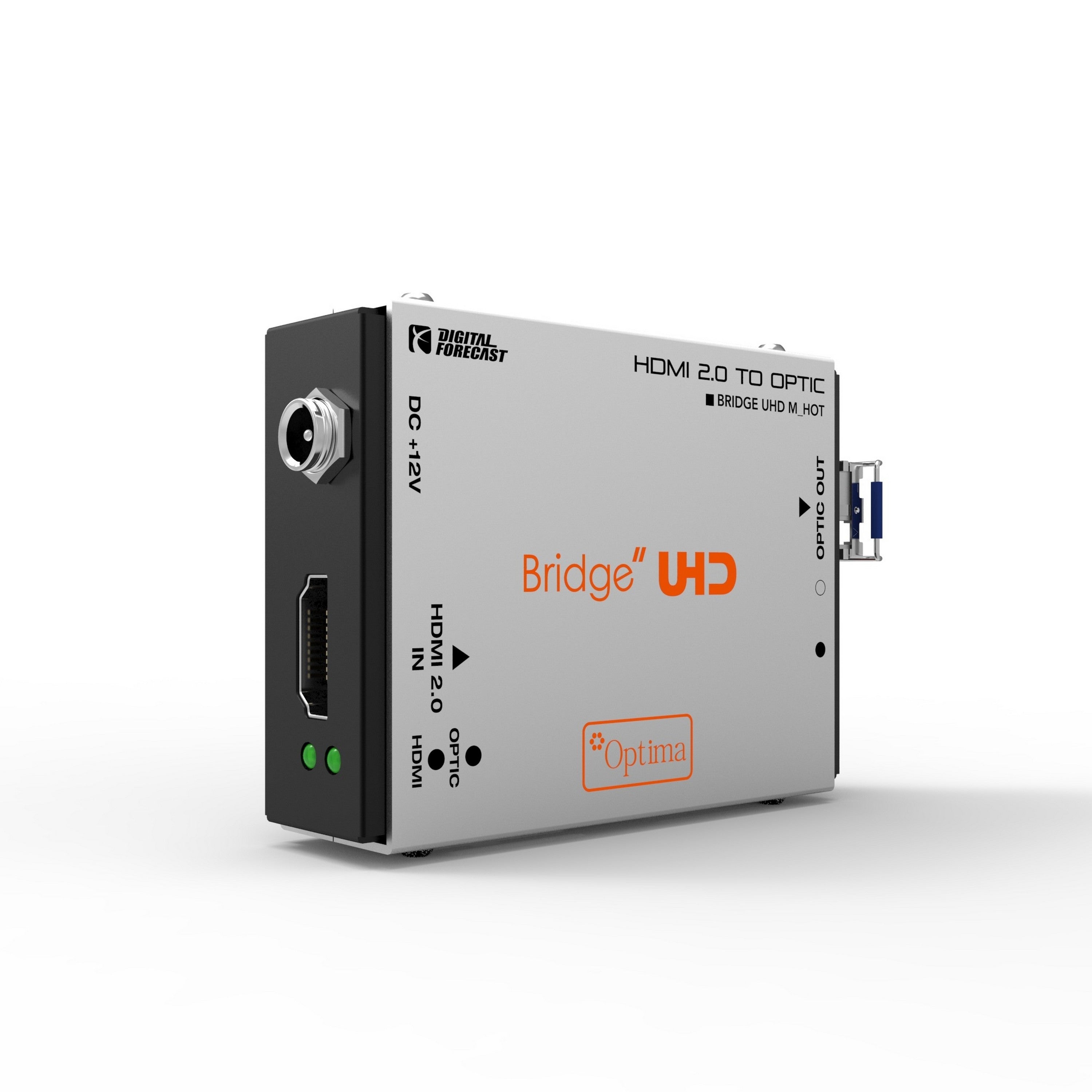 High - Performance Digital Forecast Bridge UHD M_HOT HDMI 2.0 to Fiber Optic Signal Conversion Transmitter and Extender