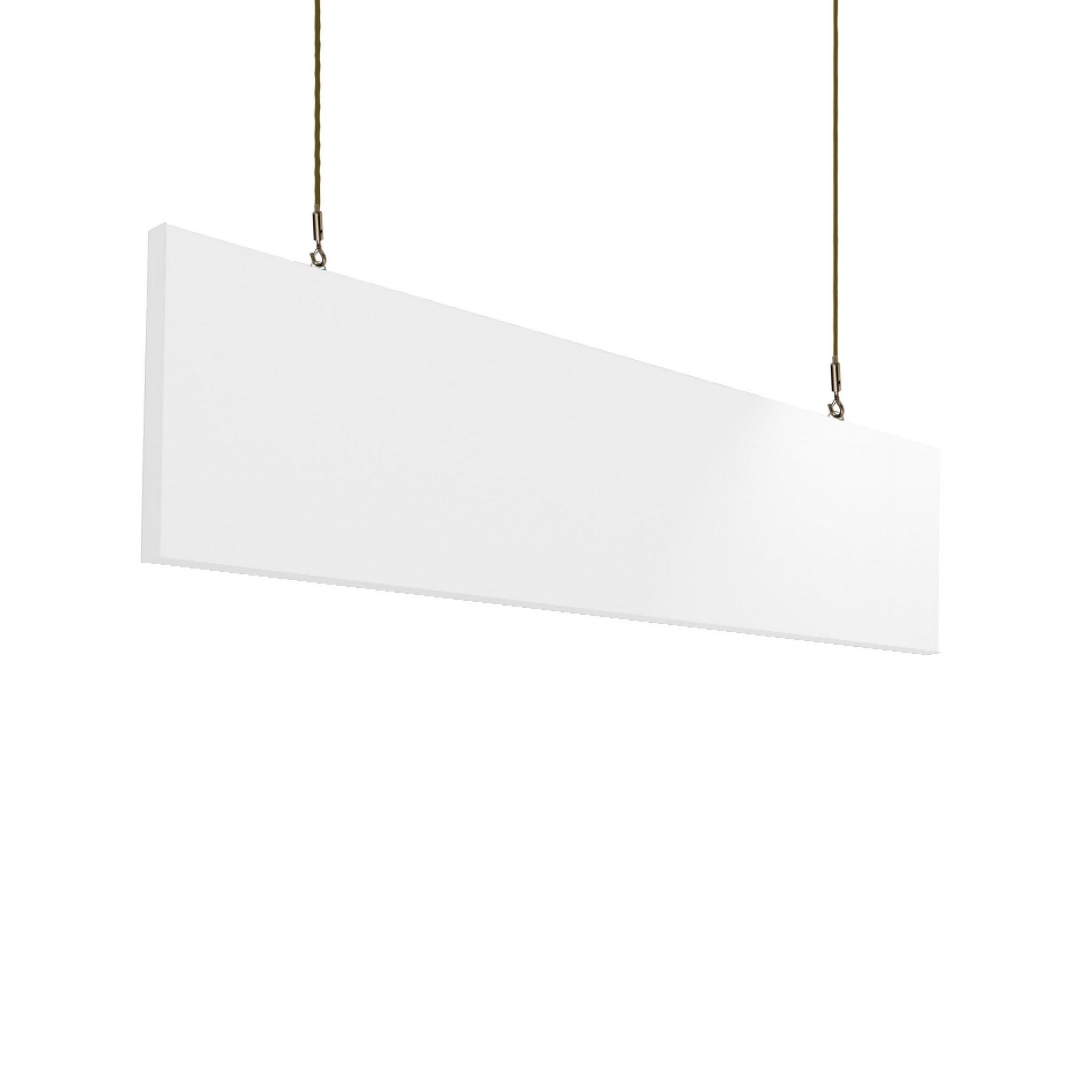 Primacoustic Saturna Broadway 2-Pack White Low Profile Hanging Baffle, 24x48x1.5 Inches