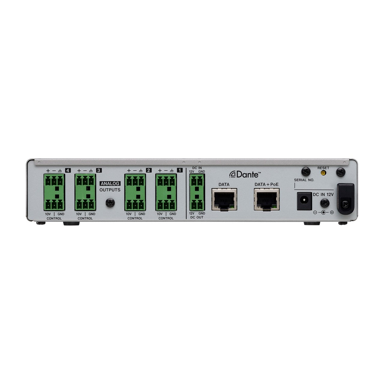 Tascam ML-4D/OUT-E High - Performance 4 - Channel Line Output Dante Audio Converter with Built - in Digital Signal Processing (DSP) Mixer