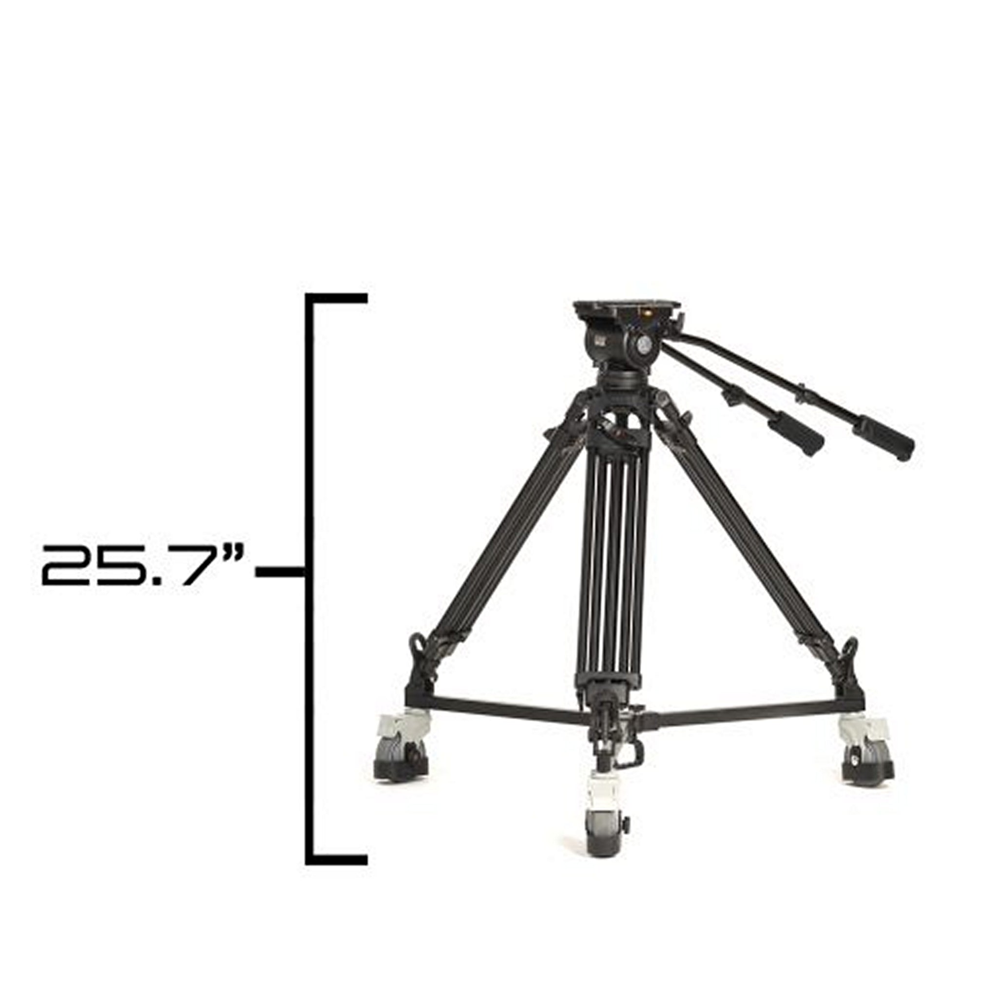 15-inch SDI Teleprompter Tripod Dolly All-in-One Bundle PT4500-TM-V3