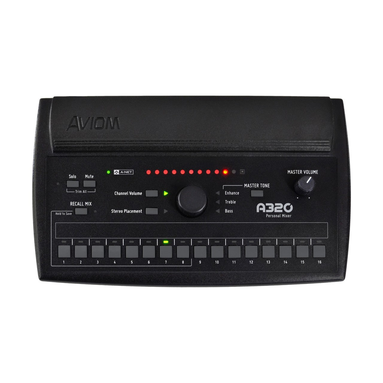 Aviom A320-MEE 64-Channel Professional Personal Mixer Bundle with M6 Pro High-Quality In-Ear Monitors for Musicians