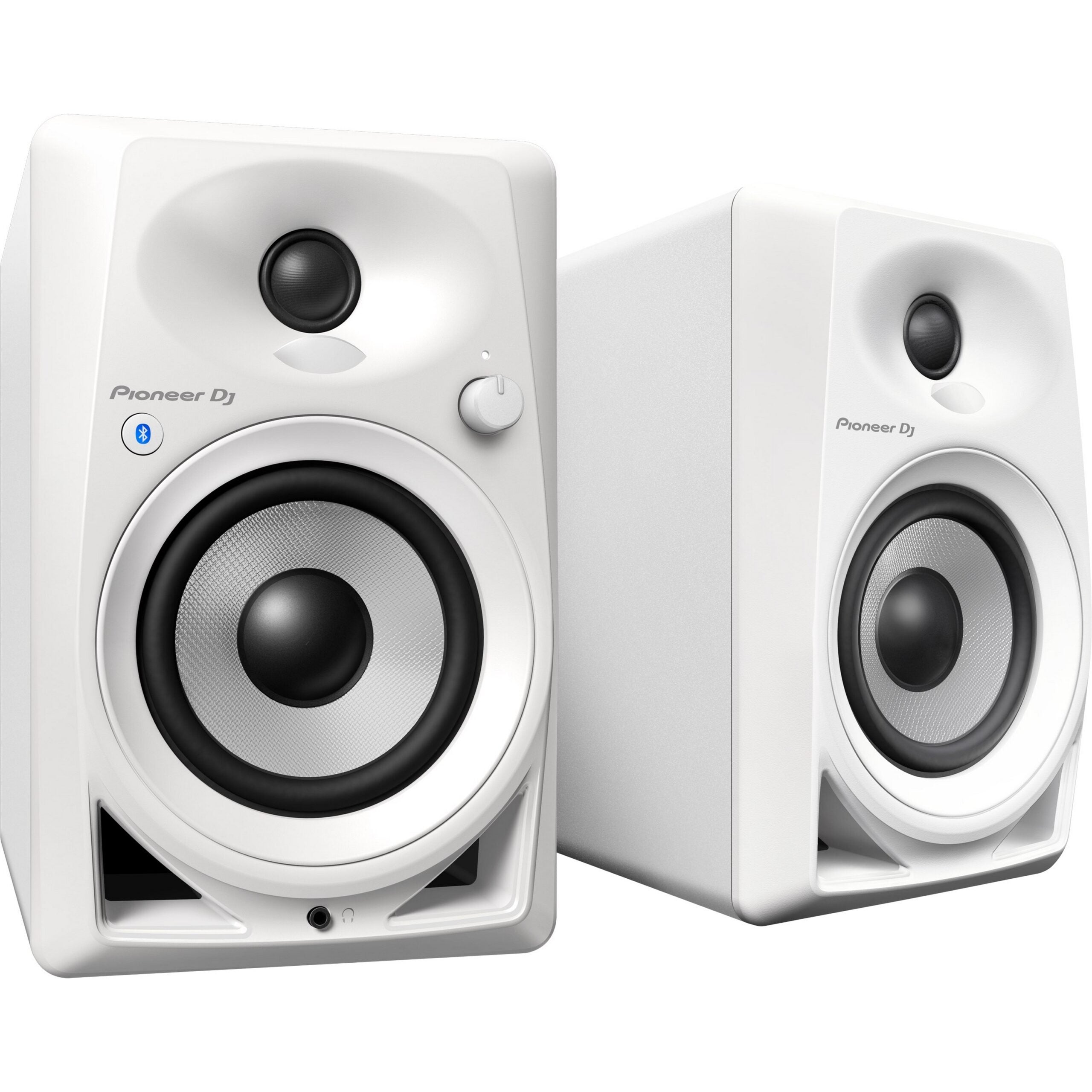 Pioneer DJ 4-Inch White Desktop Monitor Speakers - DM-40BT-W for High-Quality Audio