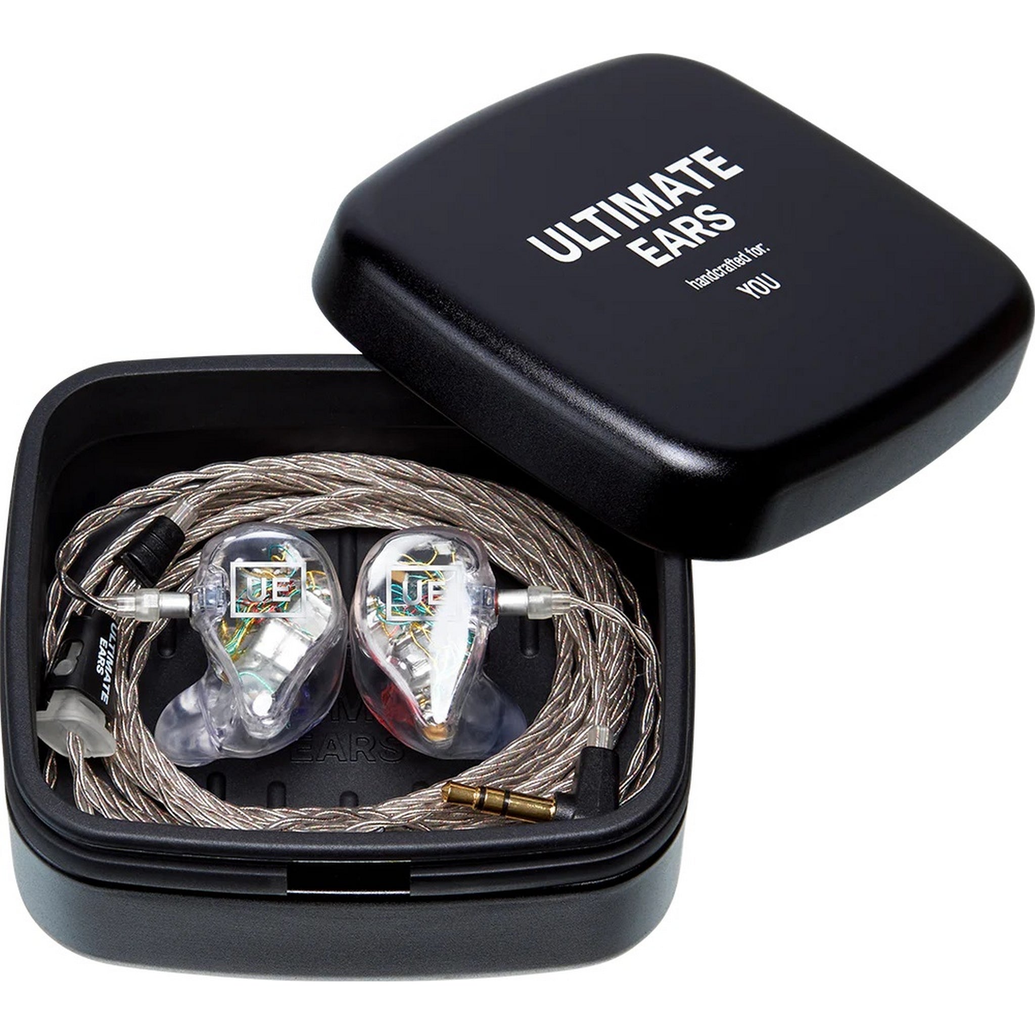Square Engraved Carrying Case for Ultimate Ears In-Ear Headphones