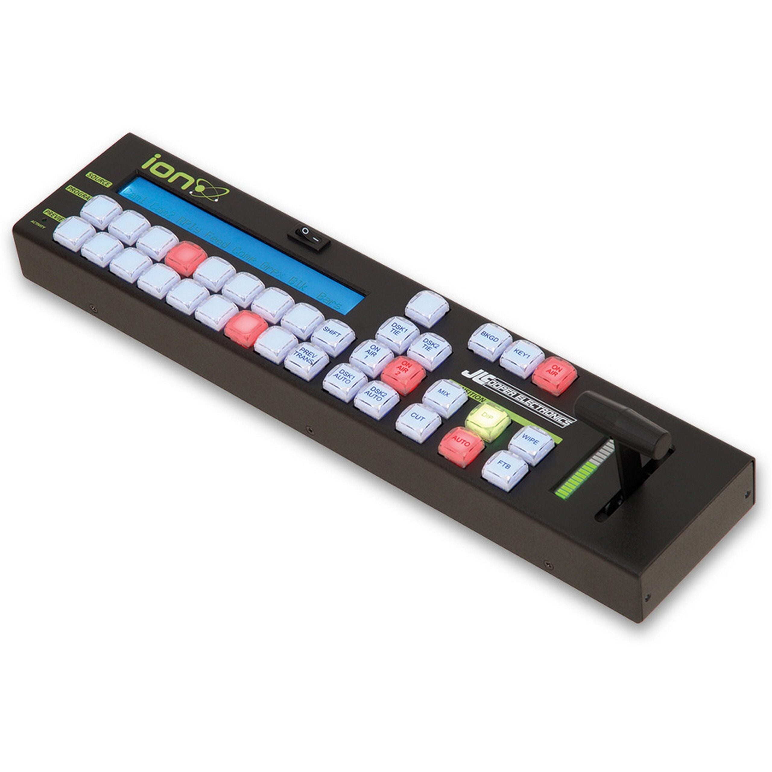 JLCooper ION Compact Broadcast Switcher Control Panel Specially Designed for BlackMagic Design ATEM Video Switching Systems