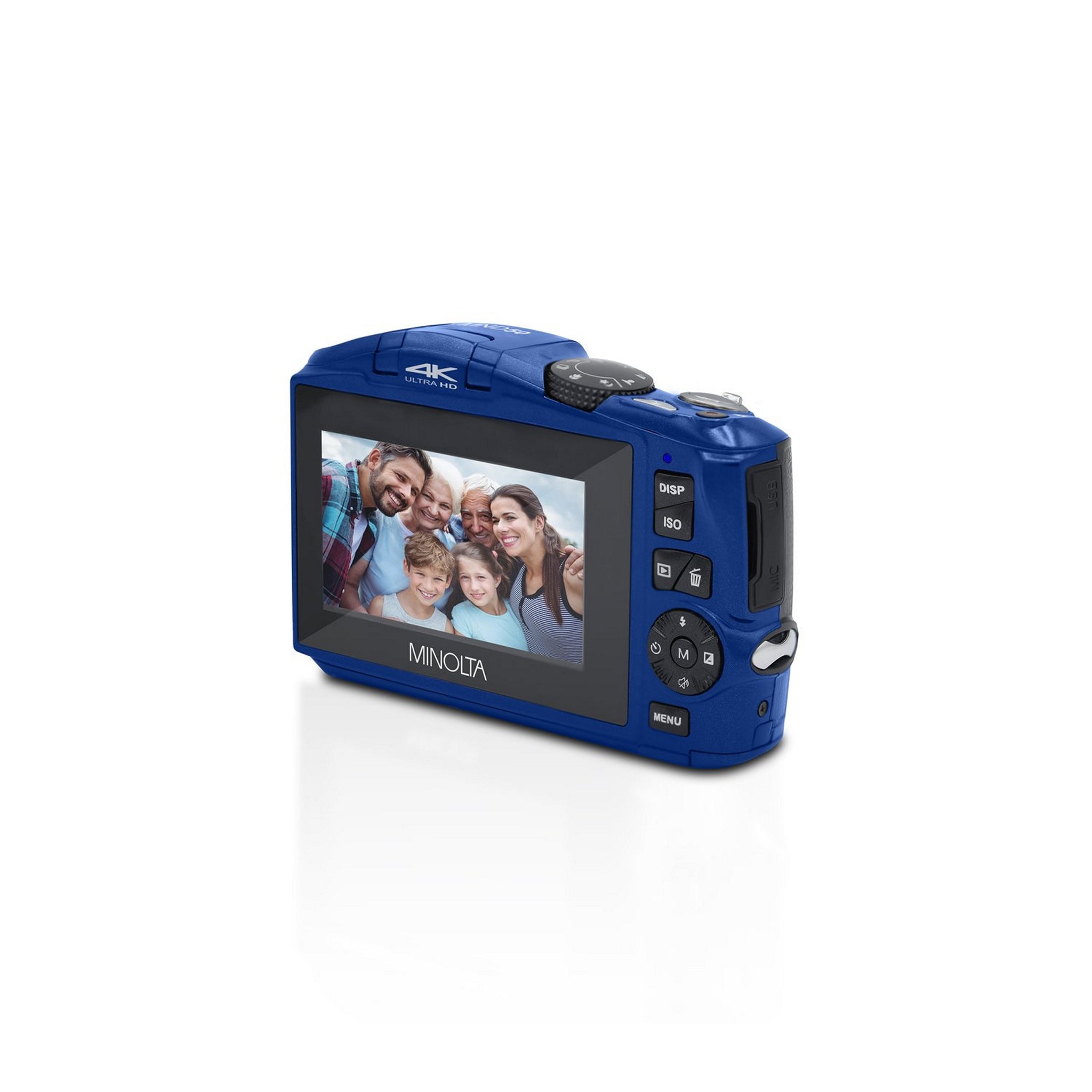 Blue Minolta MND50 48 Megapixel 4K Ultra High-Definition Digital Point-and-Shoot Camera
