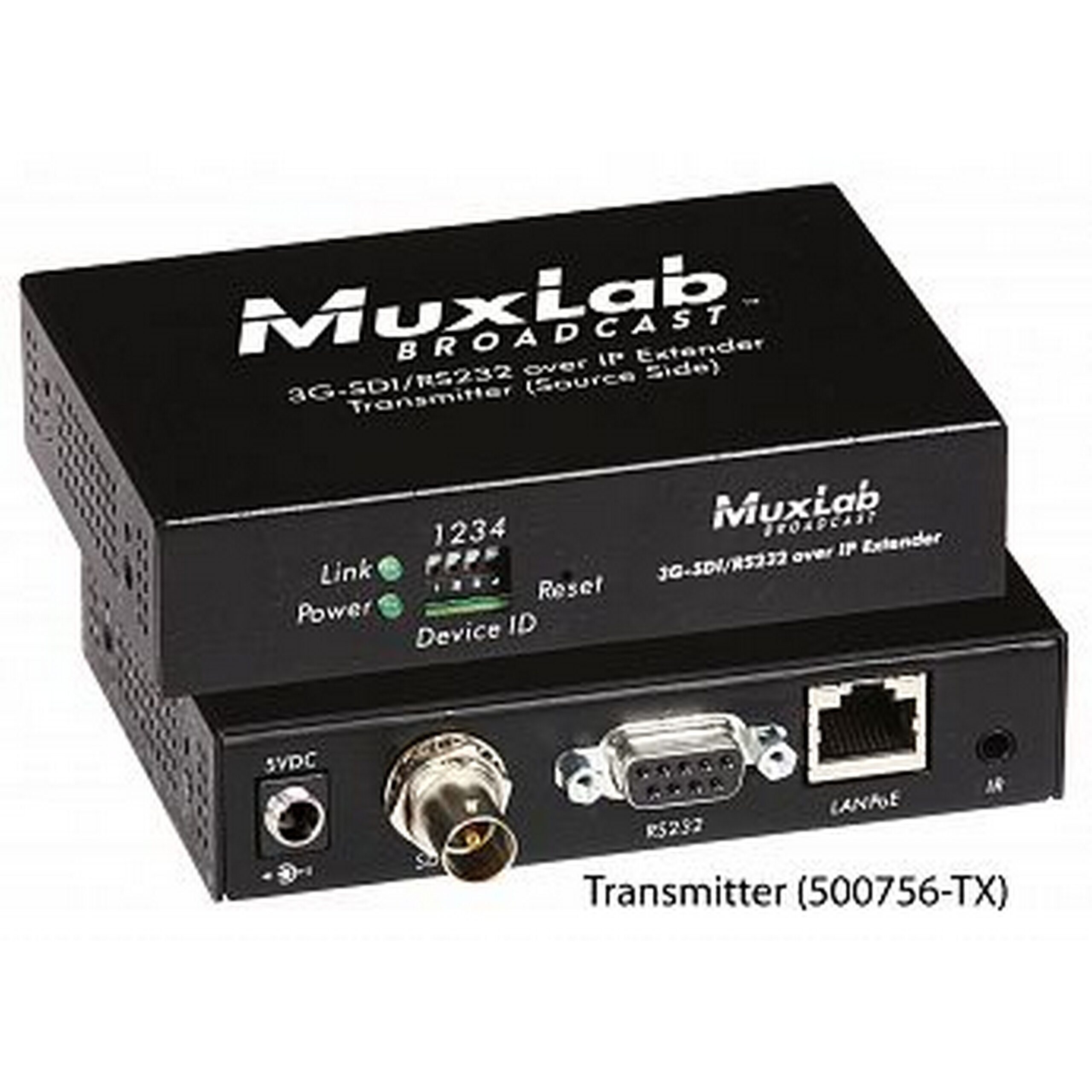 MuxLab 500756-TX PoE-Enabled 3G-SDI Over IP High-Performance Transmitter