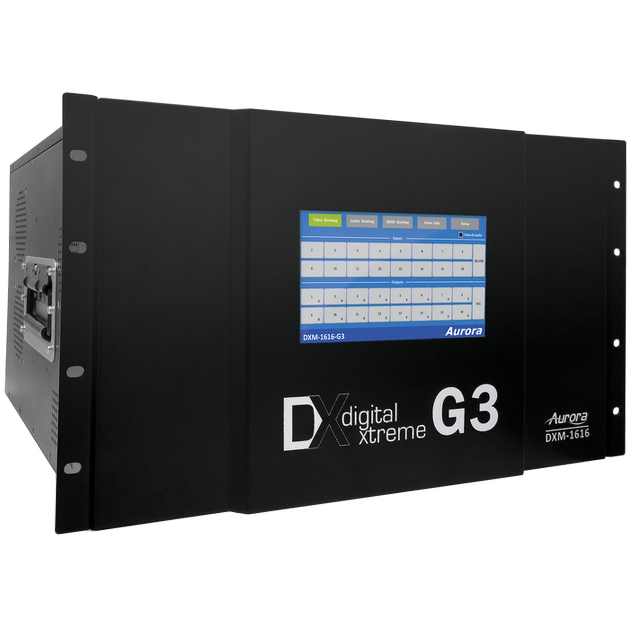 Aurora DXM-1616-G3 4K Ultra High Definition 16x16 Digital Modular Matrix Switcher for Multimedia Applications