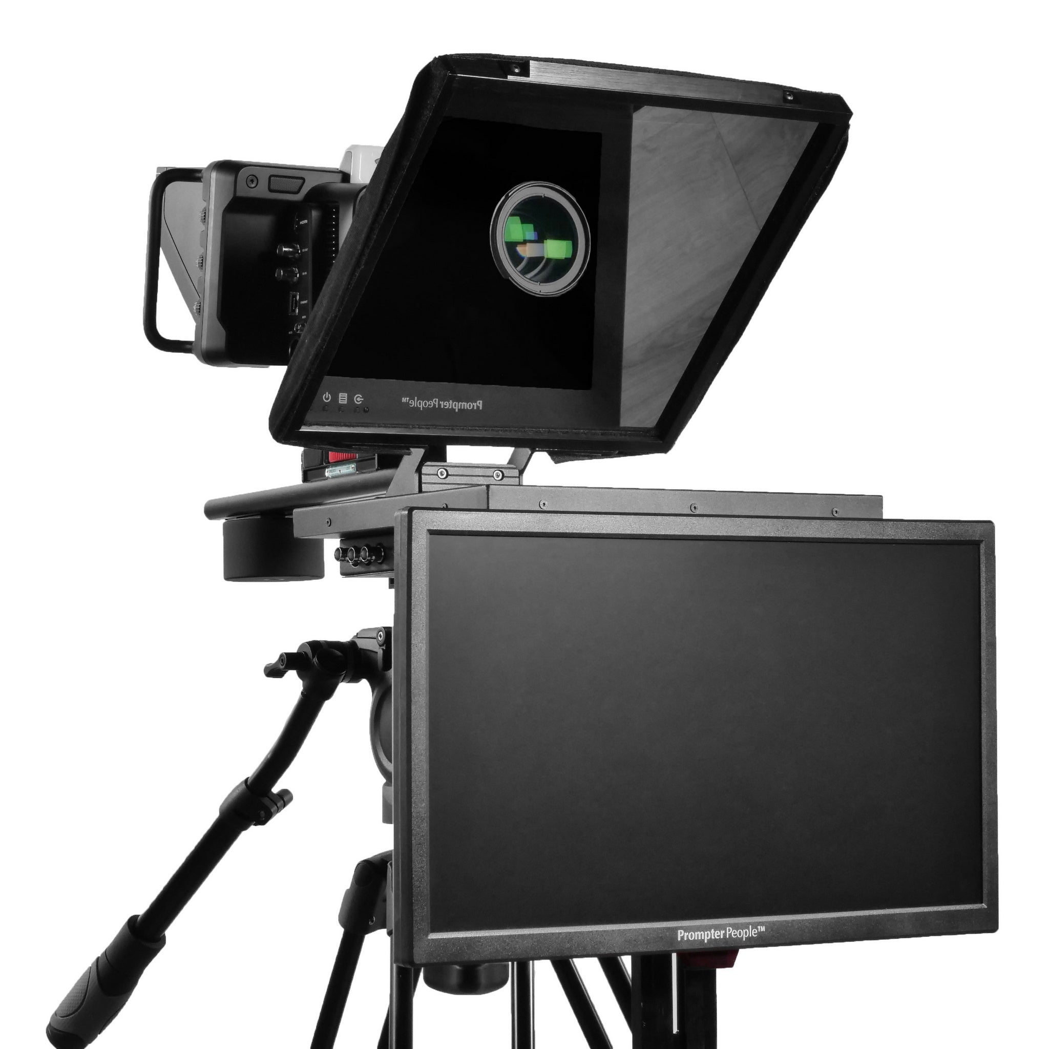 Prompter People 18.5-Inch 3G-SDI Prompter Pal Pro Talent Monitor with 12-Inch 400 NIT Monitor
