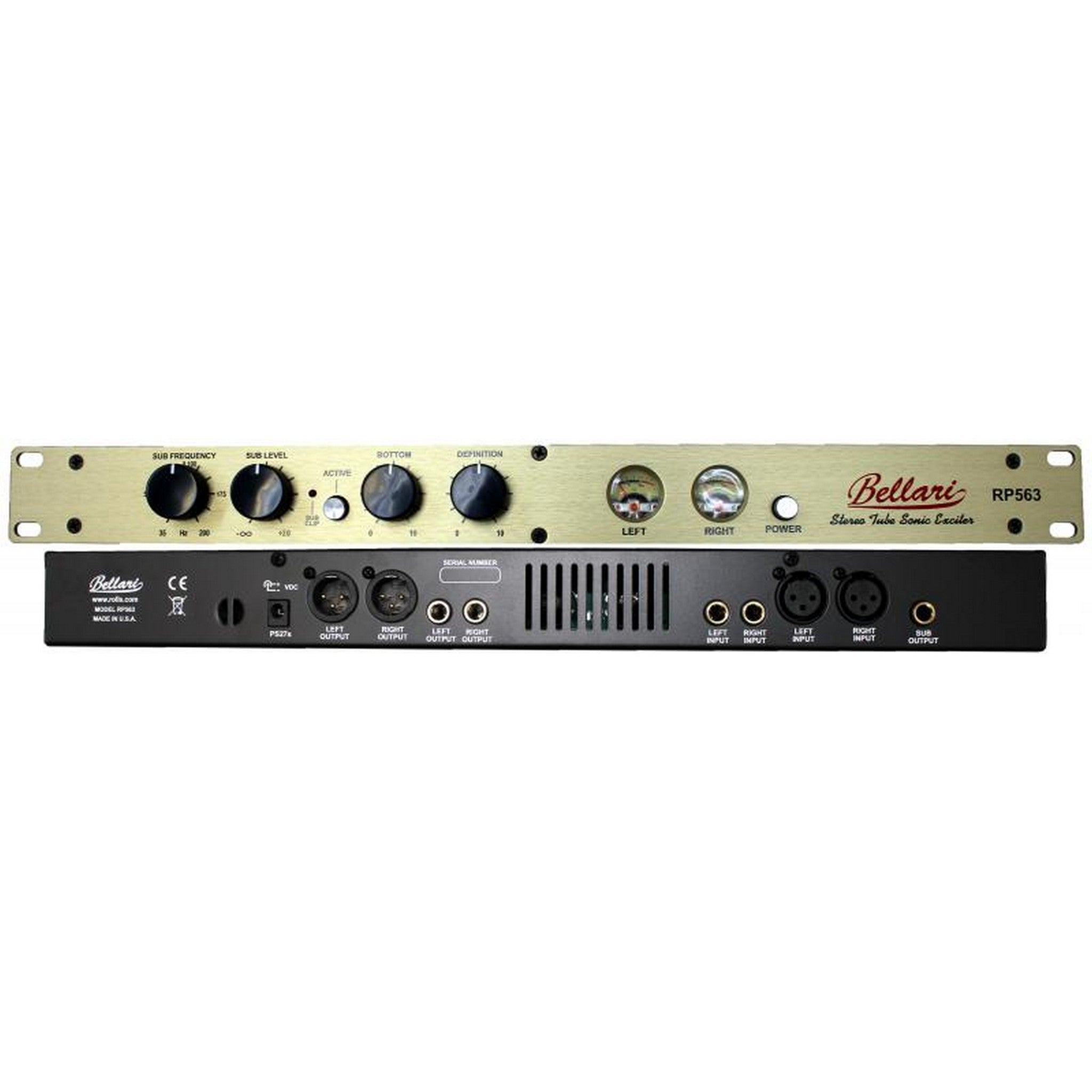 Rolls RP563 Dual Tube Audio Exciter for Enhanced Sound Quality