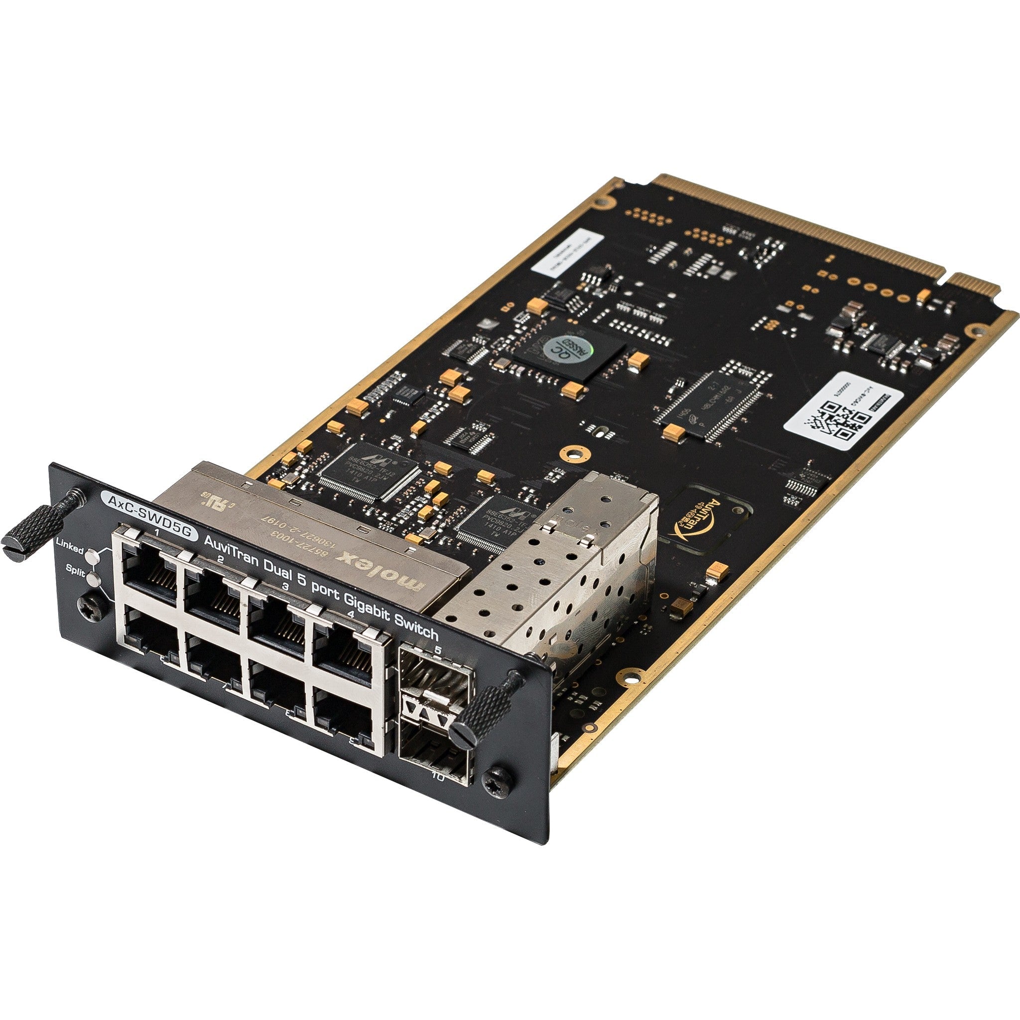 AuviTran AxC-SWD5G: High-Speed 10 Gigabit Dual Switch Interface Card for Audio