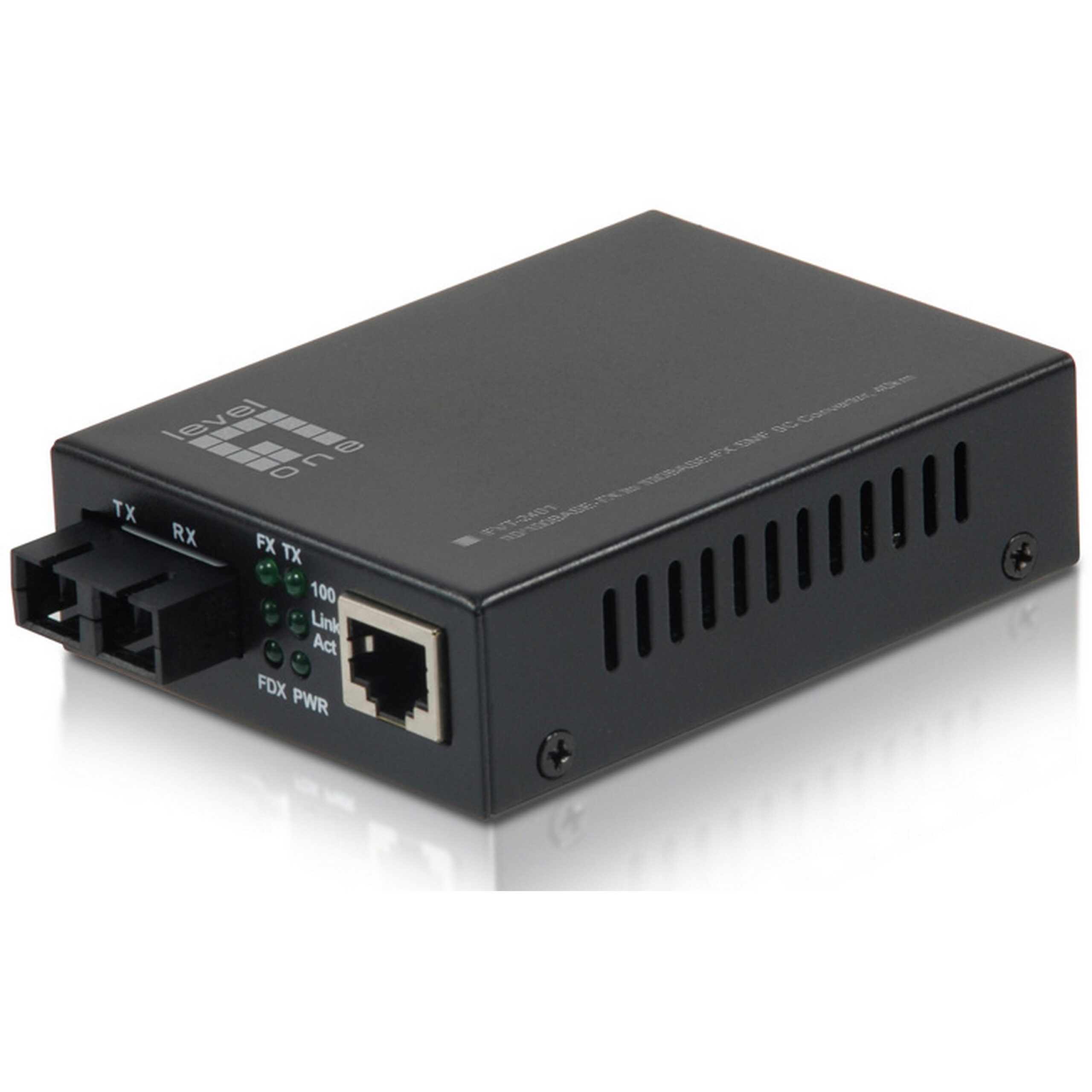 LevelOne High - Performance FVT - 2401 Fast Ethernet Media Converter for Converting RJ45 to SC Interface