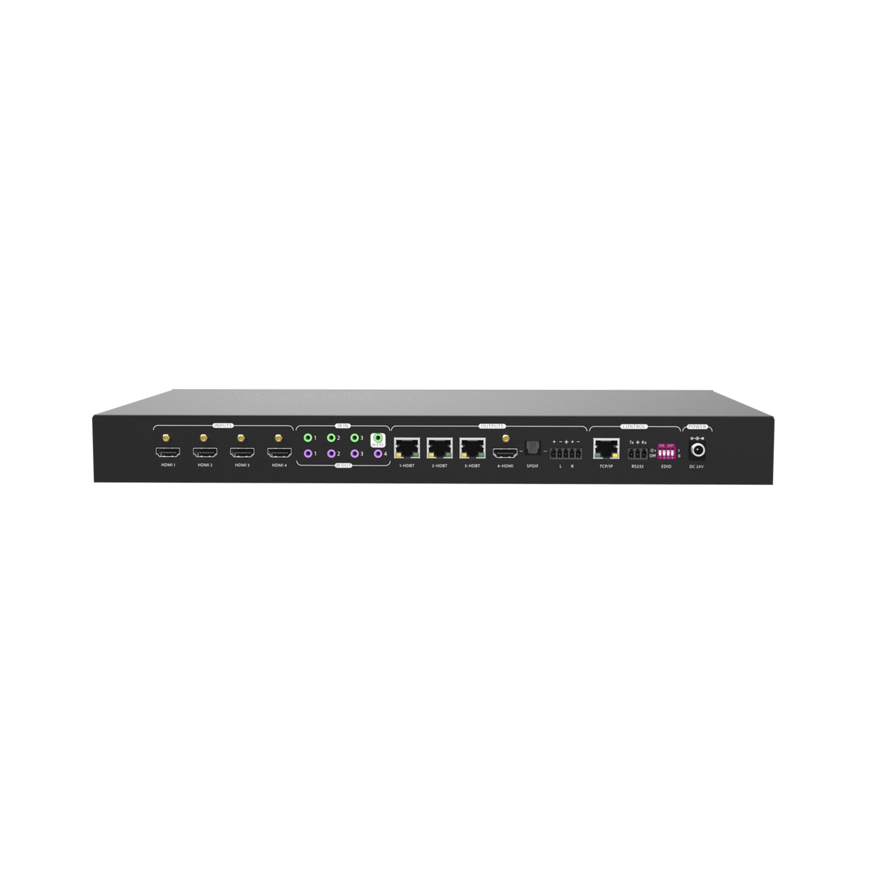 DigitaLinx DL-44E-H2-KIT: 4K60 4x4 HDMI 2.0/HDBaseT High - Performance Matrix Switcher Kit