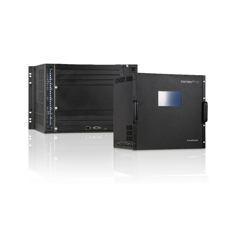 KanexPro FLEX-MF16X20 4K 60Hz UHD Modular Matrix Switcher Main Frame for Video Distribution in Bars, Restaurants, and Hospitality Industry