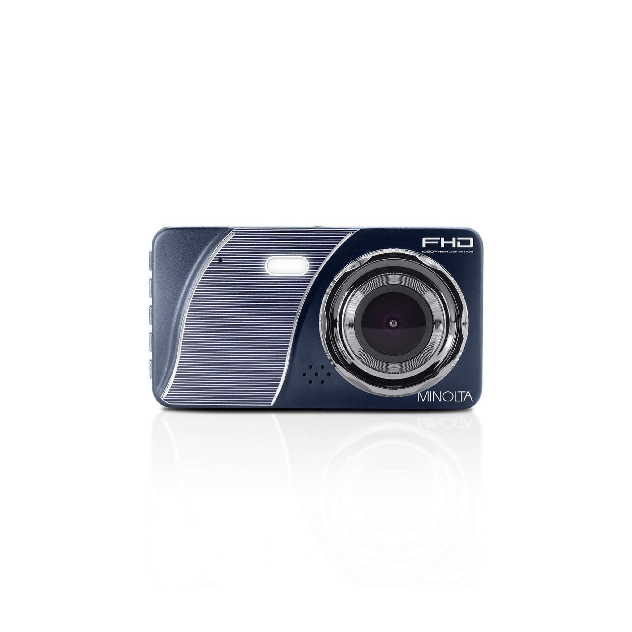 Blue Minolta MNCD450 1080p Car Dash Cam with 4.0-Inch LCD Monitor