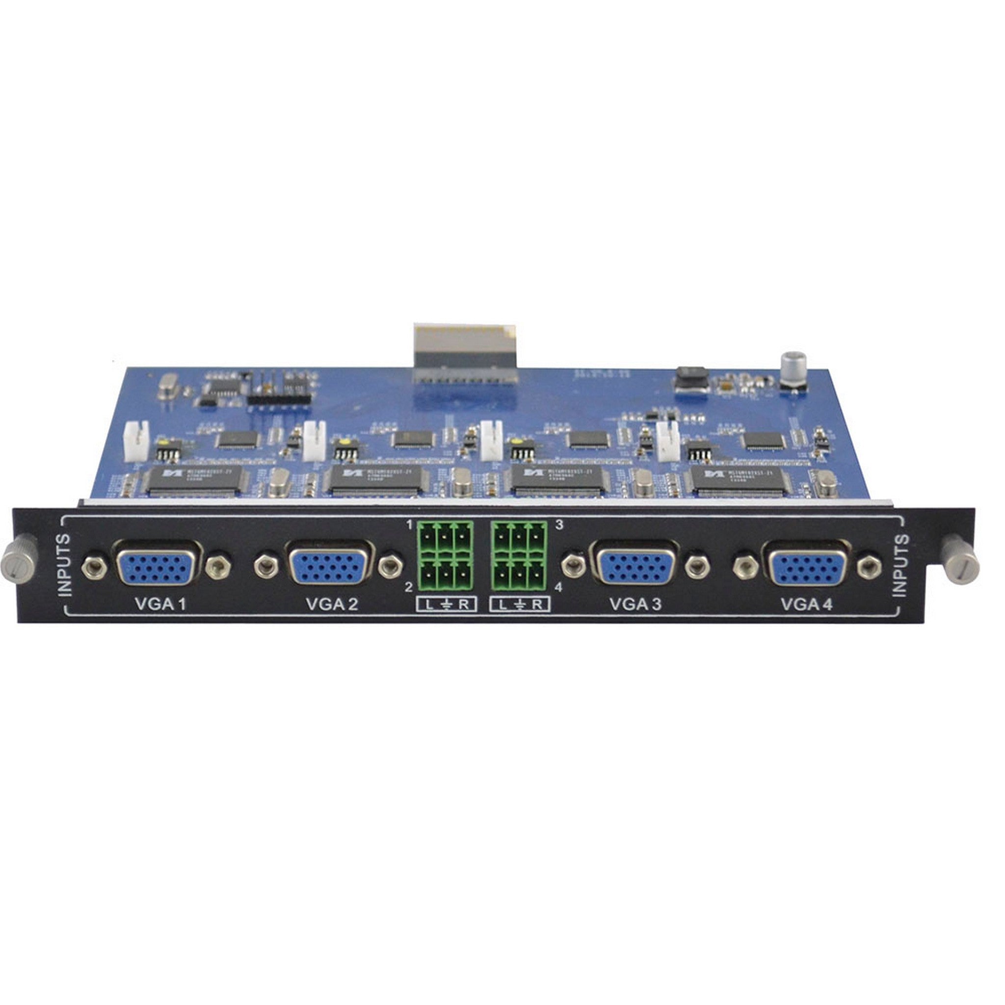 KanexPro High - Performance 4 - Input VGA Card with Audio for Modular Matrix Switching System