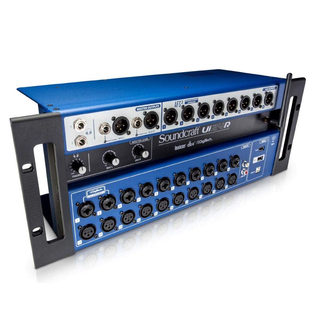 Soundcraft Ui24R 24-Channel Digital Mixer with USB Multi-Track Recording