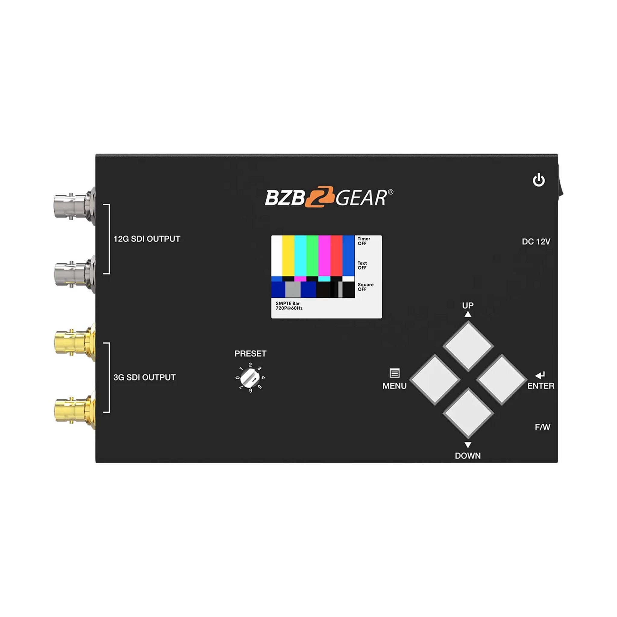 BZBGEAR BG - SDITPG - G2: 4K UHD 12G SDI High - Performance Video Test Pattern Generator