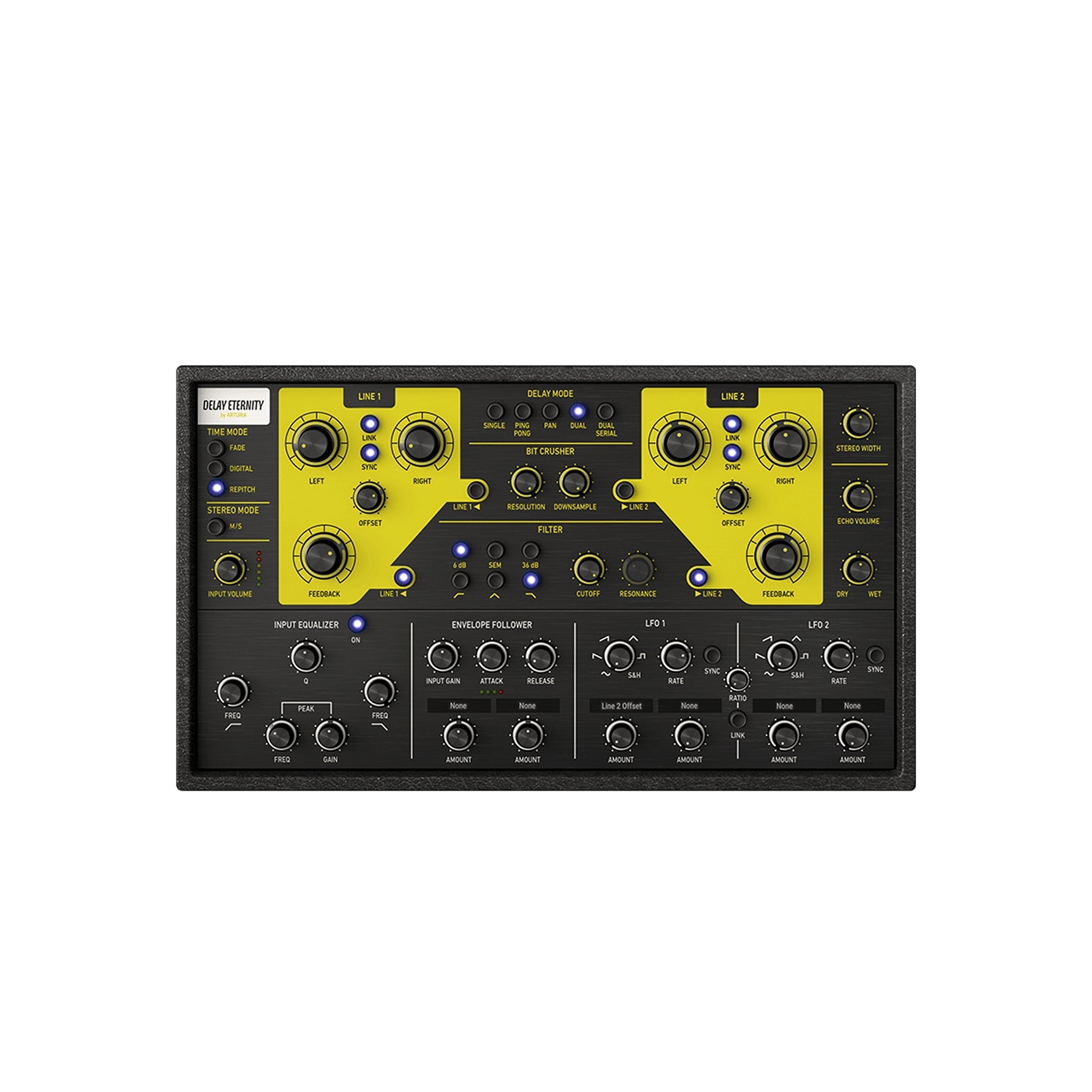 Arturia Eternity Advanced Digital Delay Effect Plug - In for Modern Music Production