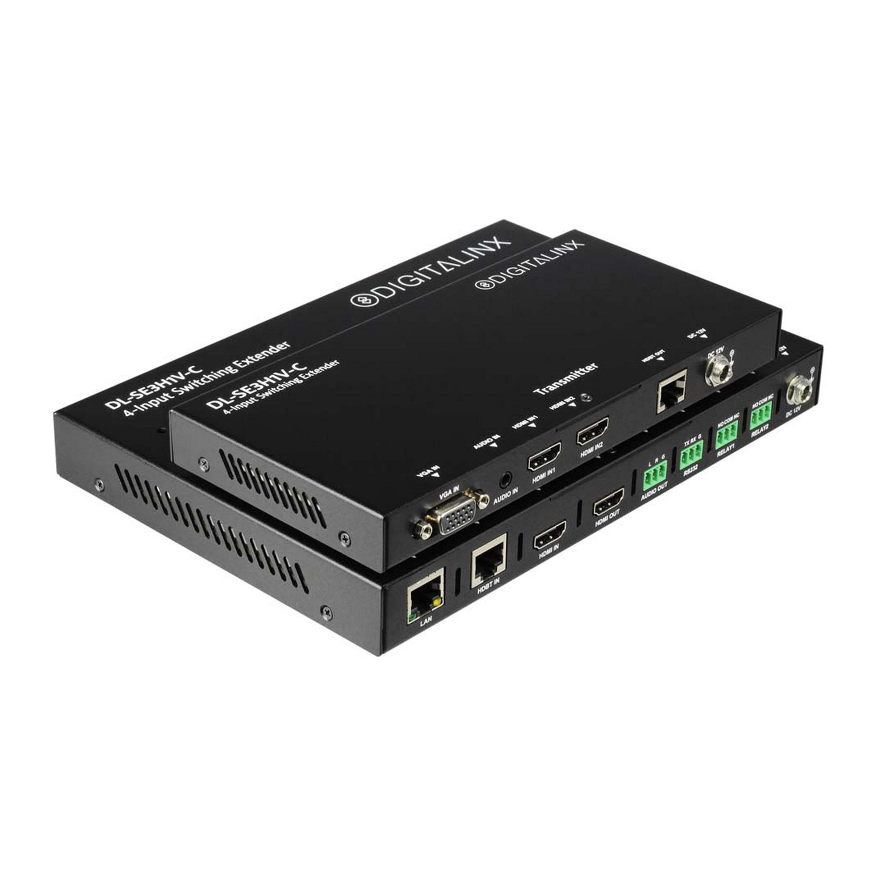 DigitaLinx DL-SE3H1V-C 4 Input to 1 Output Multi-Format Conference Room Collaboration Switching and Extension System for High-Definition Audio and Video
