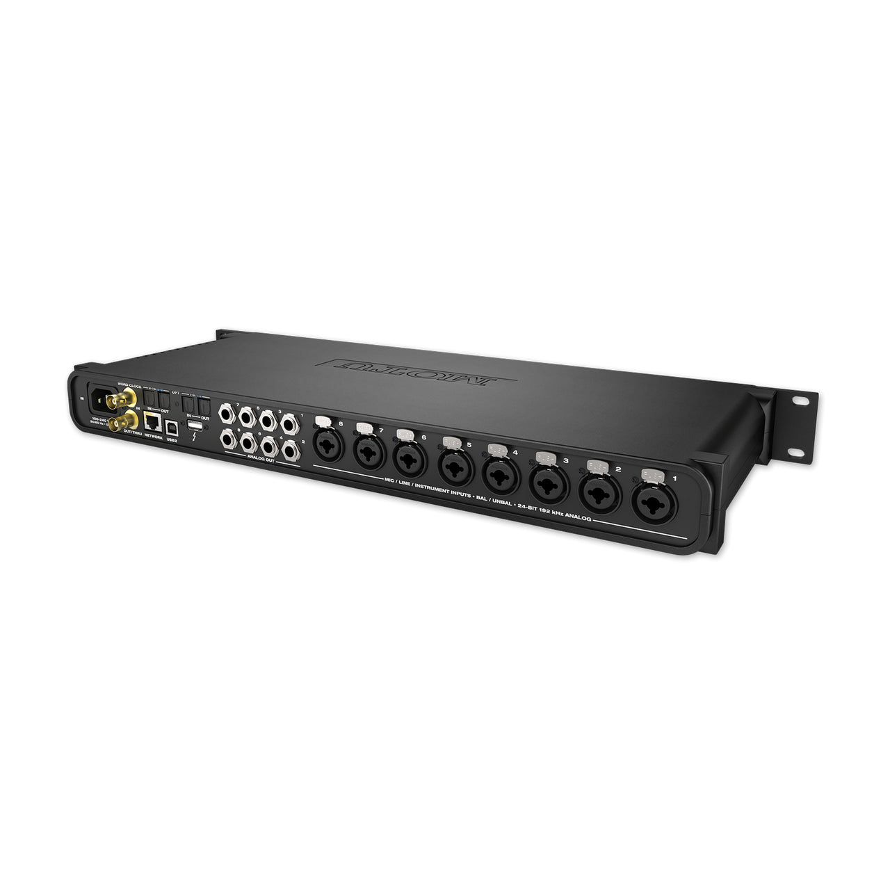 MOTU 8M: High - Performance 8 Mic Preamp Audio Interface with Thunderbolt, AVB, Ethernet & USB