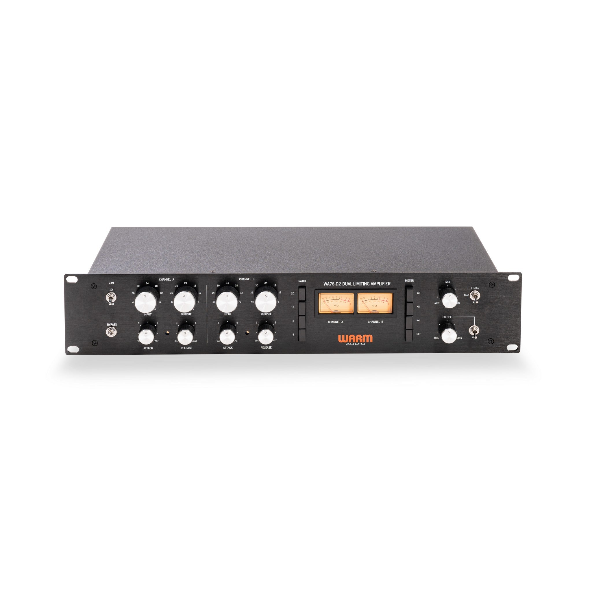 Warm Audio WA76-D2 Dual-Channel FET Compressor with Authentic 1176 Sound