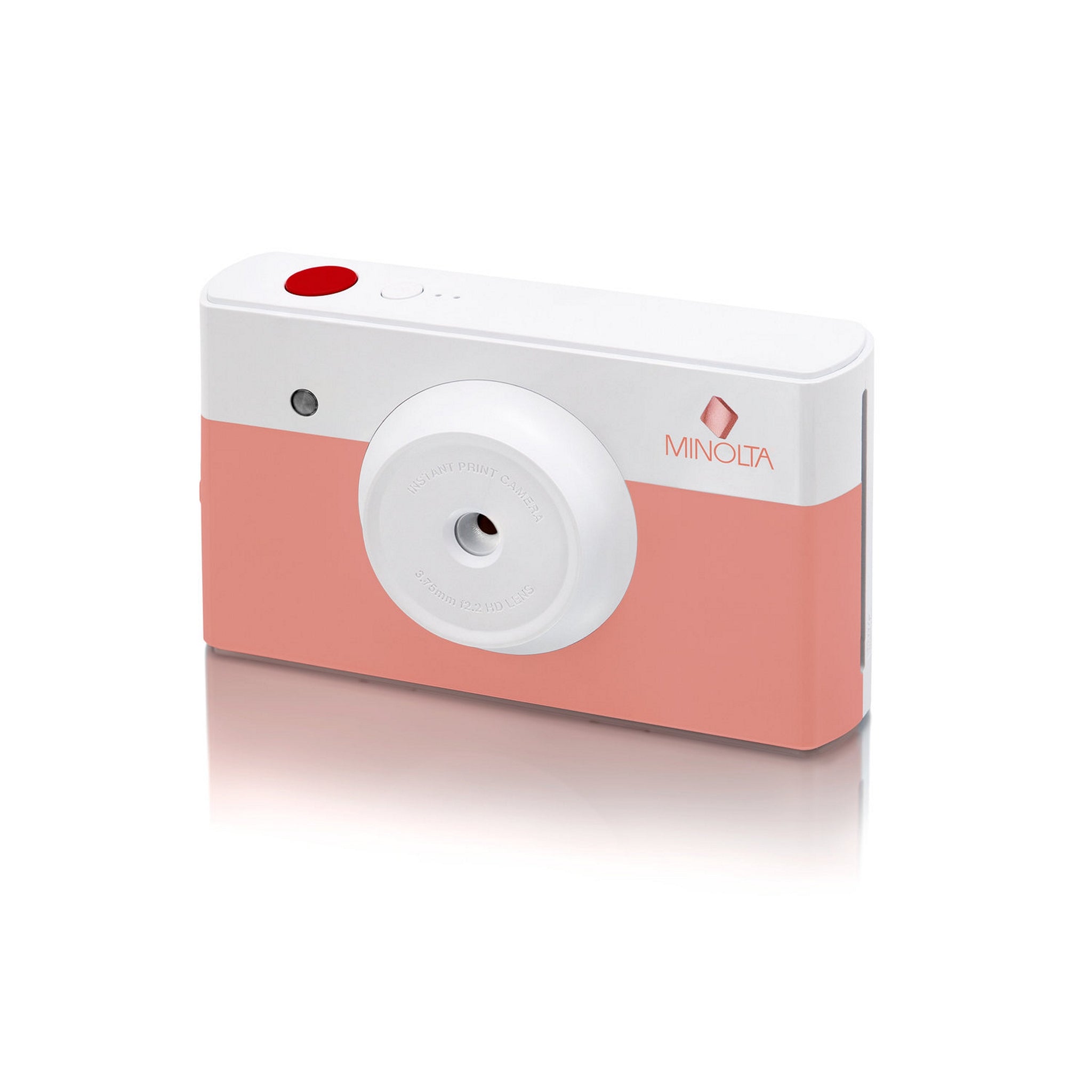 Minolta Coral Pink Digital Instant Print Camera - A Fun and Modern Photography Gadget