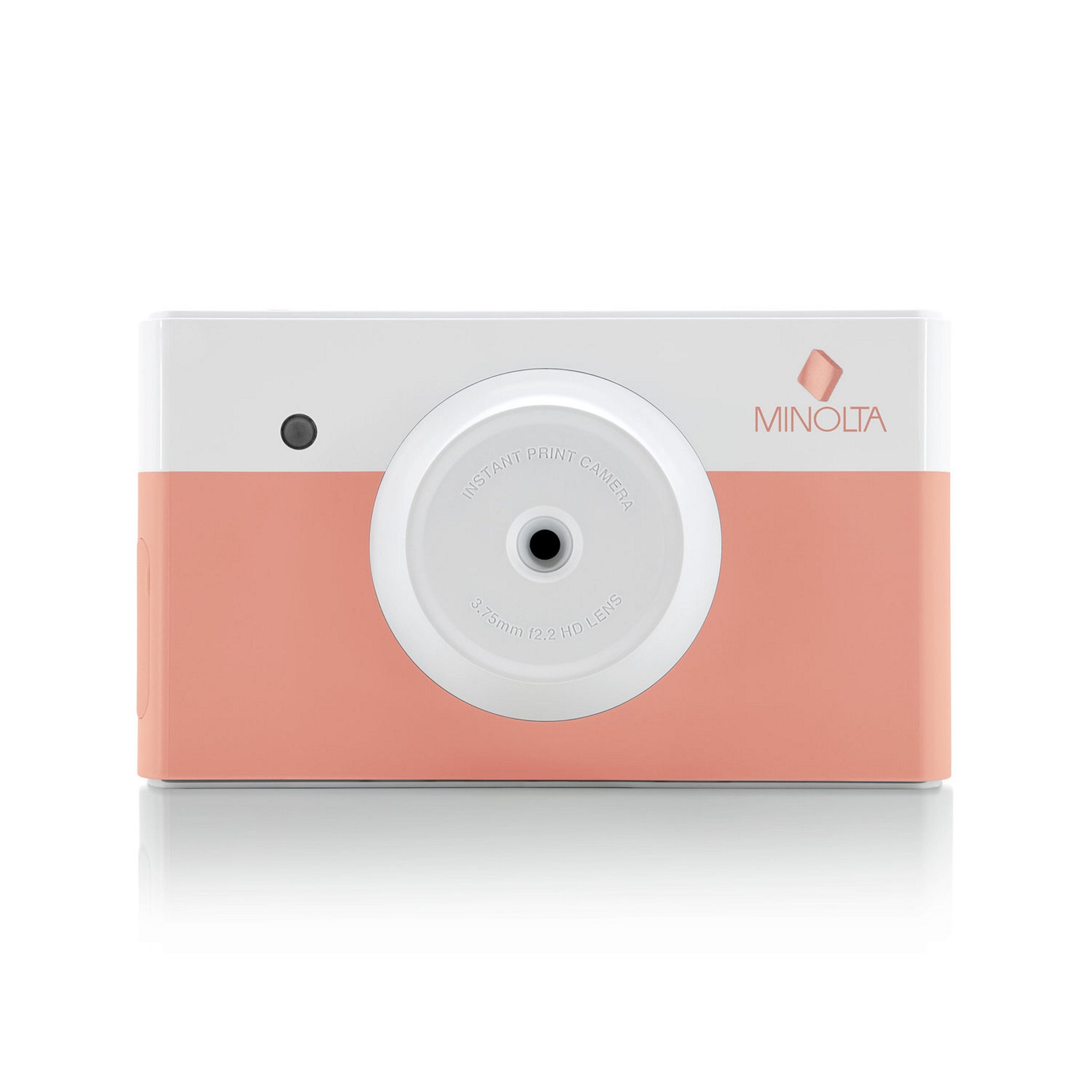 Minolta Coral Pink Digital Instant Print Camera - A Fun and Modern Photography Gadget