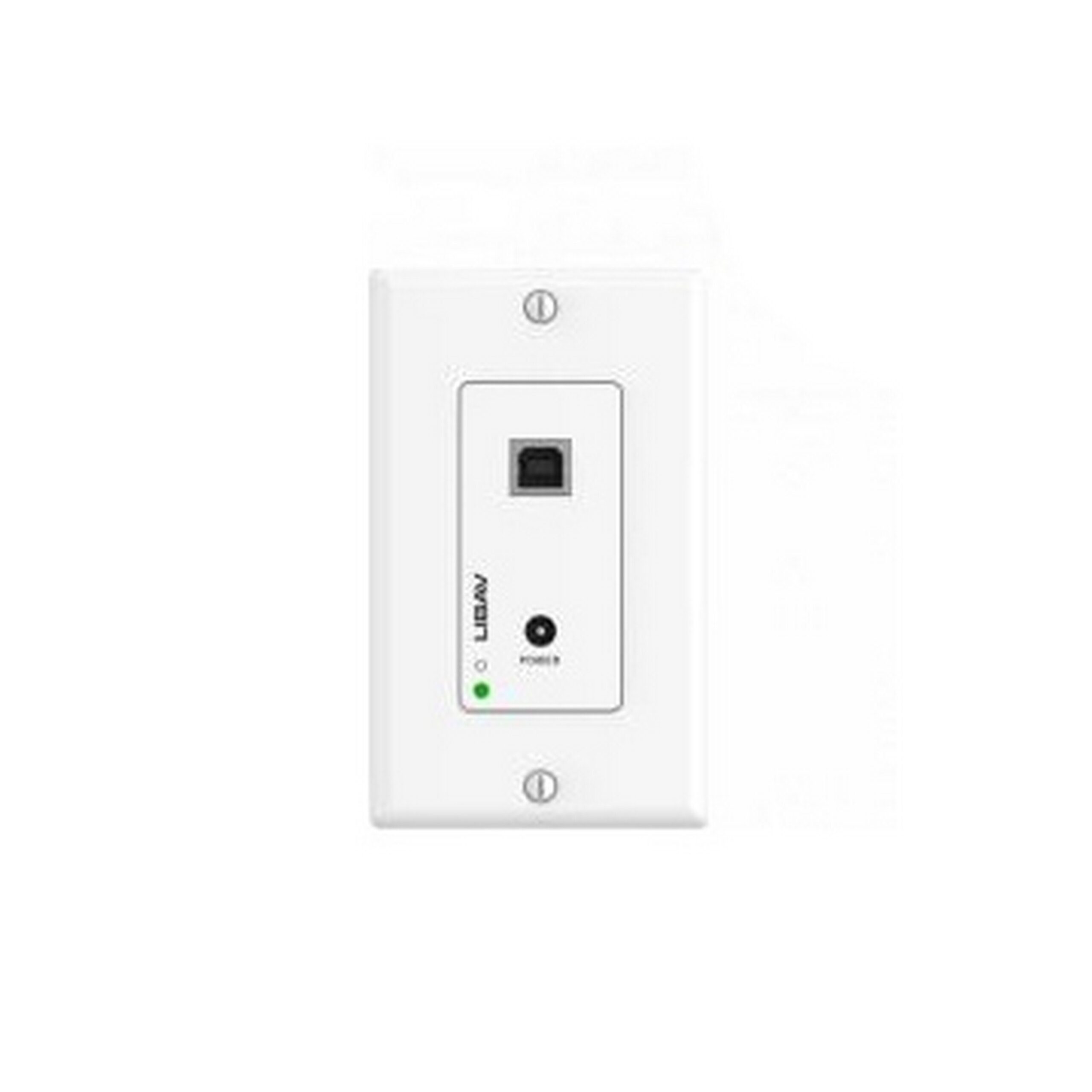 Intelix INT-USB2-50HWP USB 2.0 High-Speed Host-Side Wall Plate Style Extender for Long-Distance Data Transmission