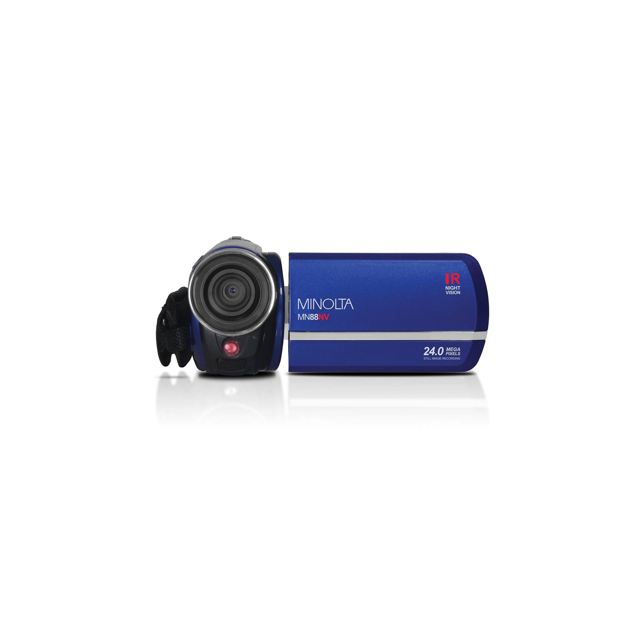 Blue Minolta MN88NV 24MP 1080p HD Digital Camcorder with Night Vision