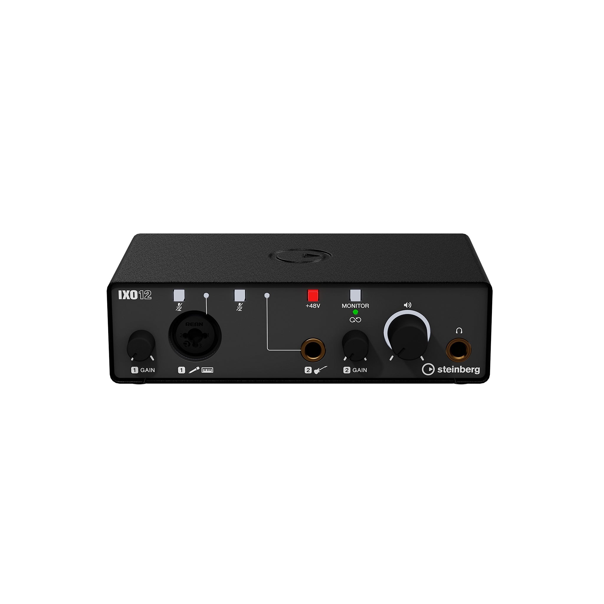 Steinberg IXO12 Professional 2 x 2 USB 2.0 Audio Interface with High - Quality Mic Preamp for Music, Podcast and Content Recording