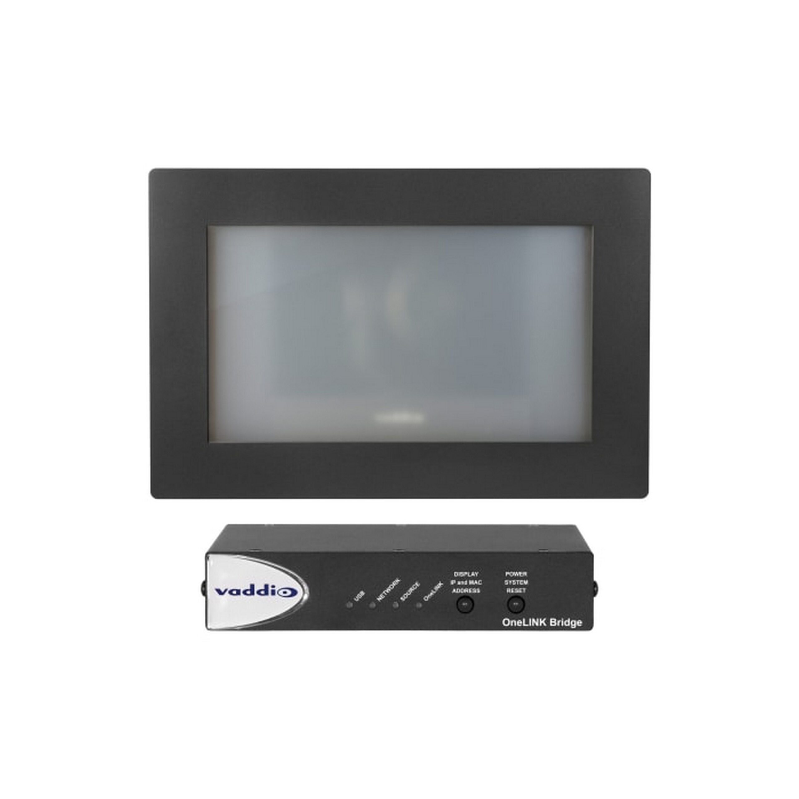 Vaddio RoboSHOT IW Black Smart Glass OneLINK Bridge Pan-Tilt-Zoom (PTZ) Camera System for Professional Video Conferencing and Recording