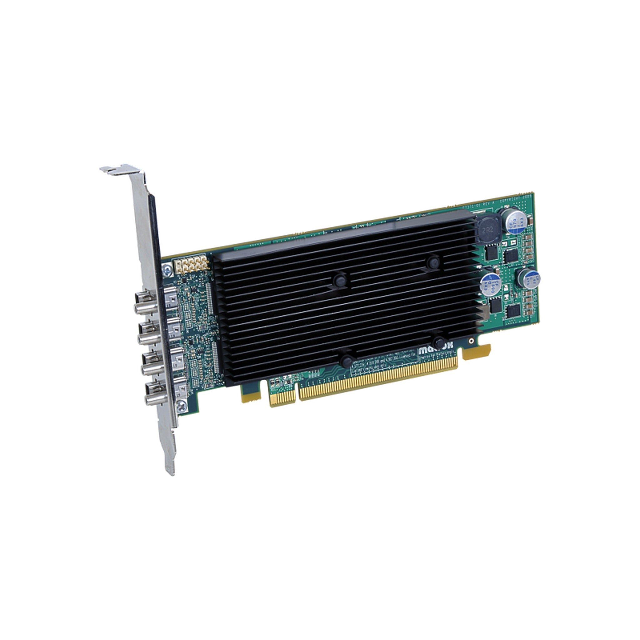 Matrox M9148-E1024LAF Low-Profile PCIe x16 Quad Graphics Card for High-Res Multi-Monitor Setup