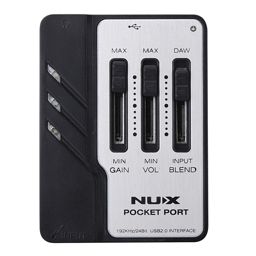 NUX Compact Portable Guitar USB Audio Interface for High - Quality Music Recording