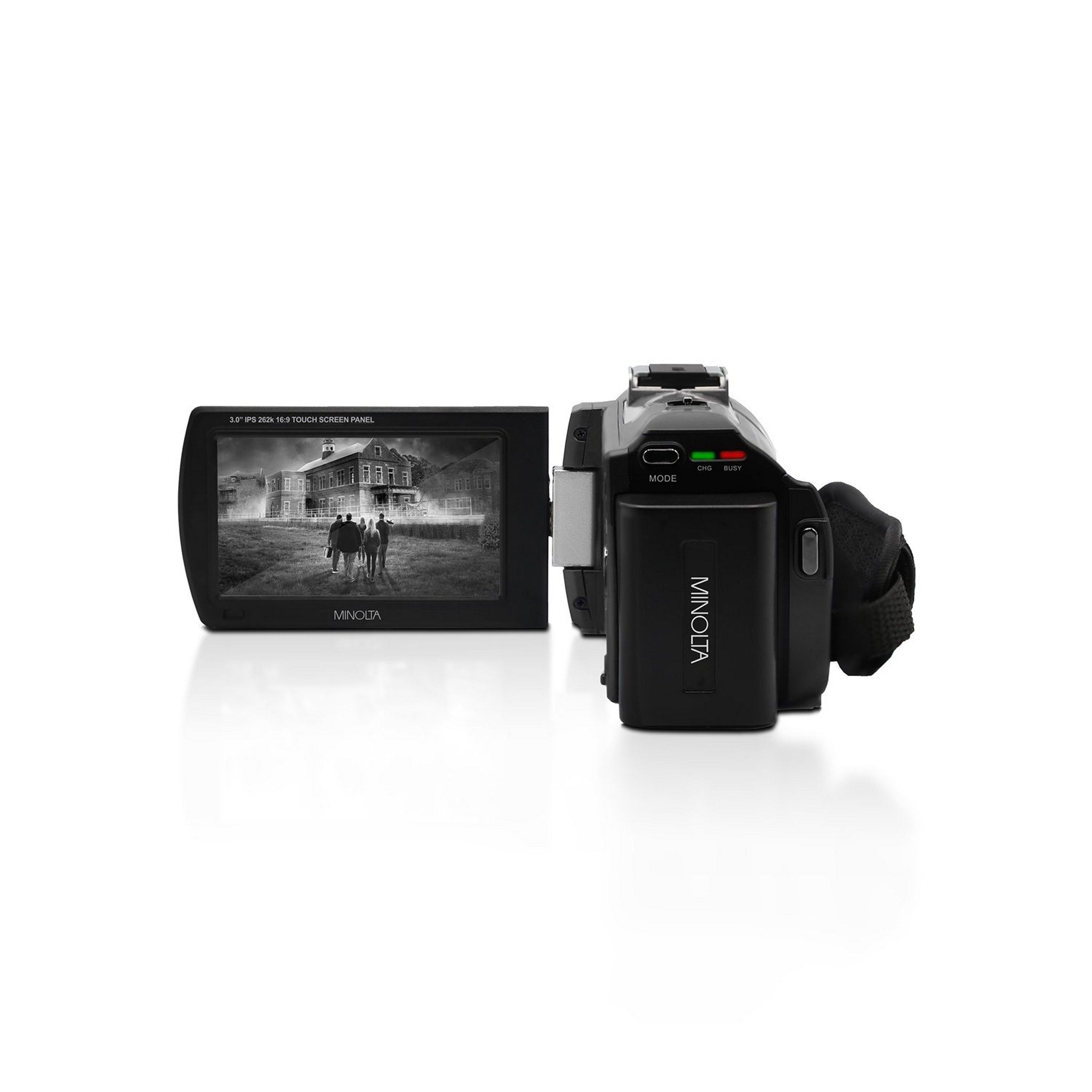 Minolta MN2K50NV Black 2.7K Ultra High Definition 48 Megapixel Night Vision Video Recording Camcorder