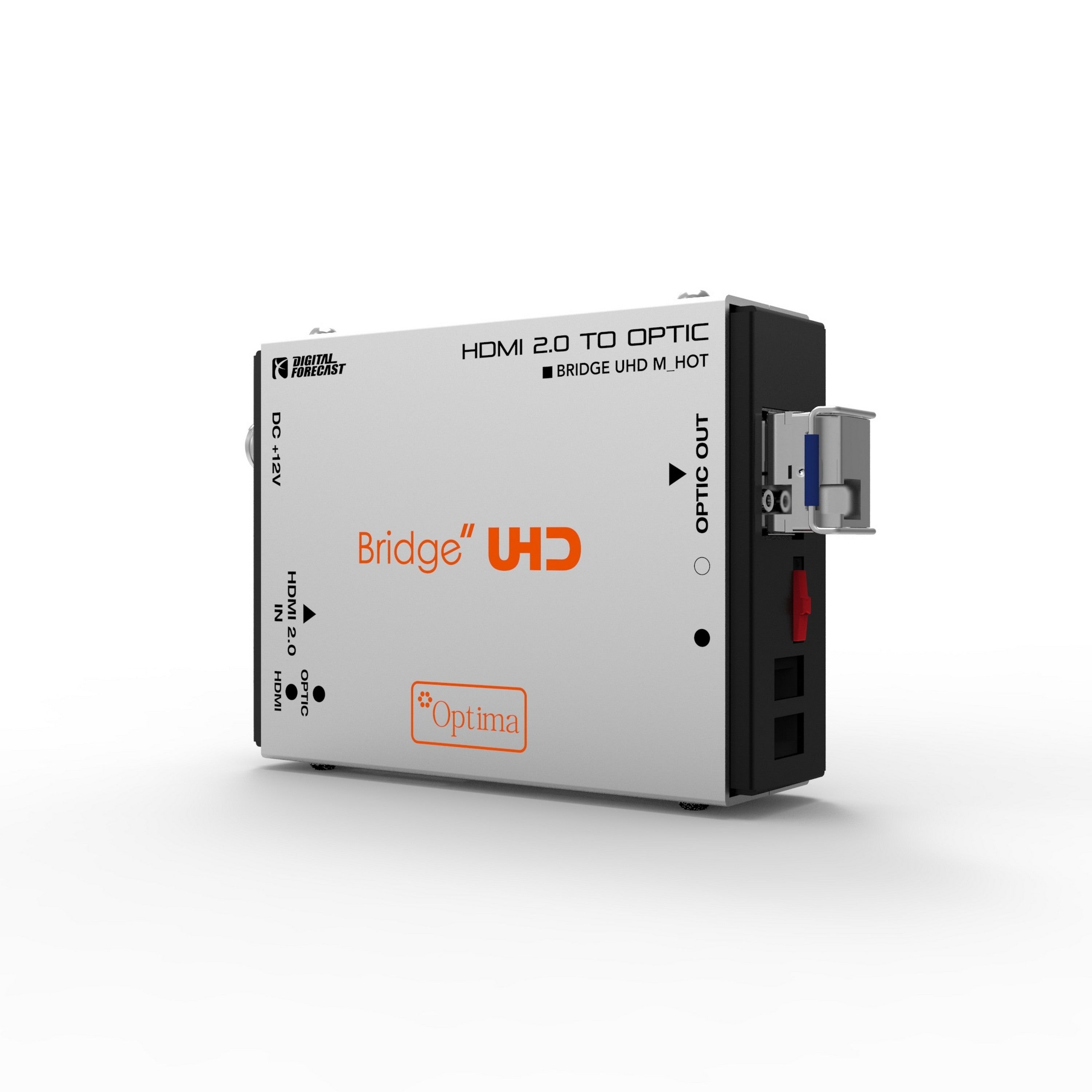 High - Performance Digital Forecast Bridge UHD M_HOT HDMI 2.0 to Fiber Optic Signal Conversion Transmitter and Extender