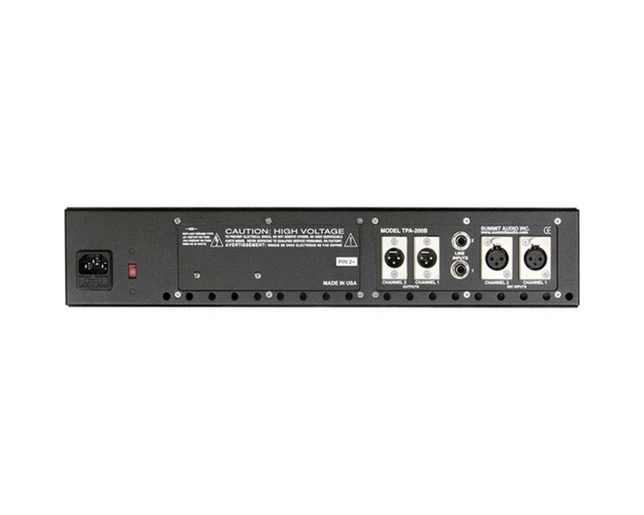 Summit Audio TPA - 200B Dual - Channel Hybrid Tube Microphone Preamplifier