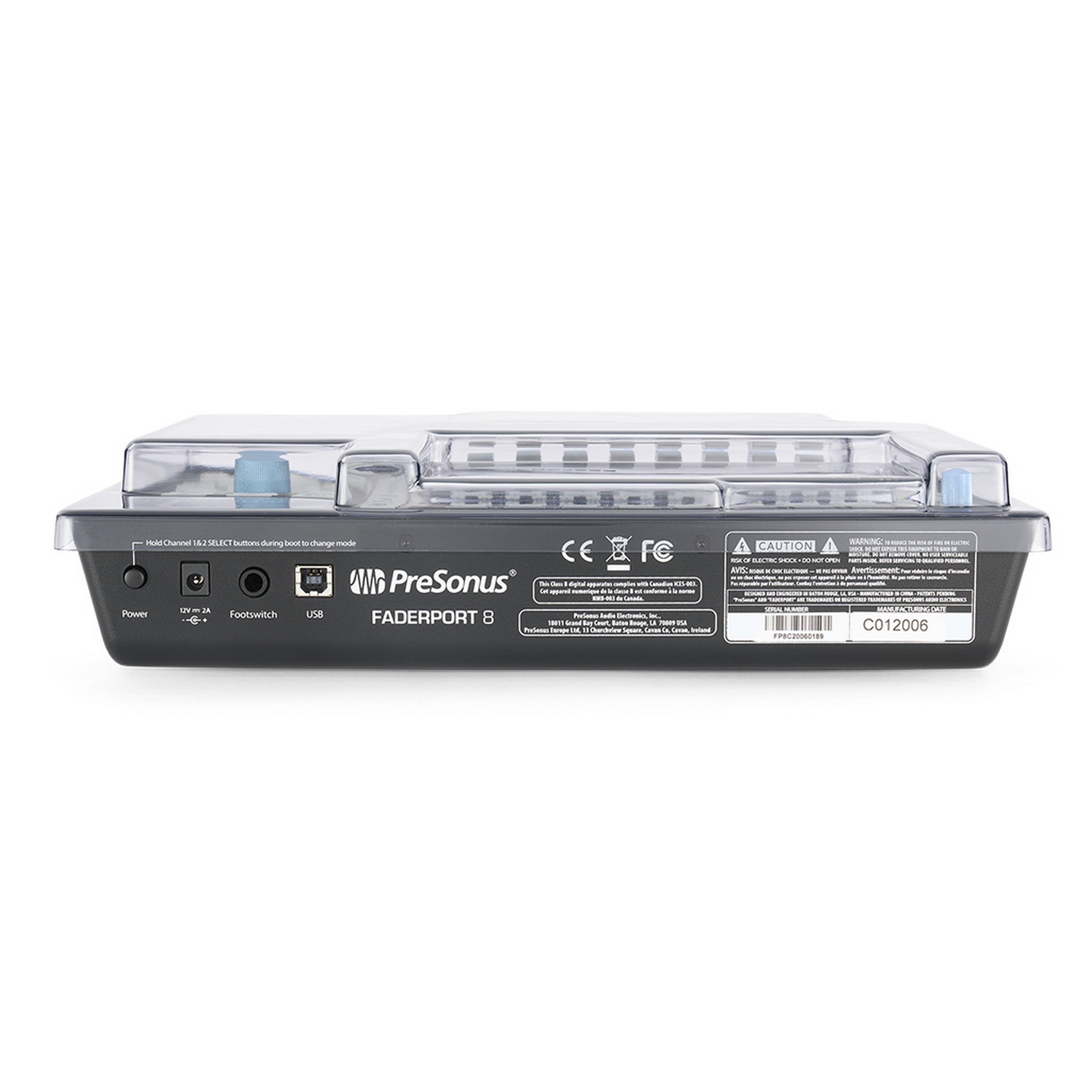 High - Quality Decksaver Protective Cover Specially Designed for Presonus Faderport 8 Audio Mixing Console