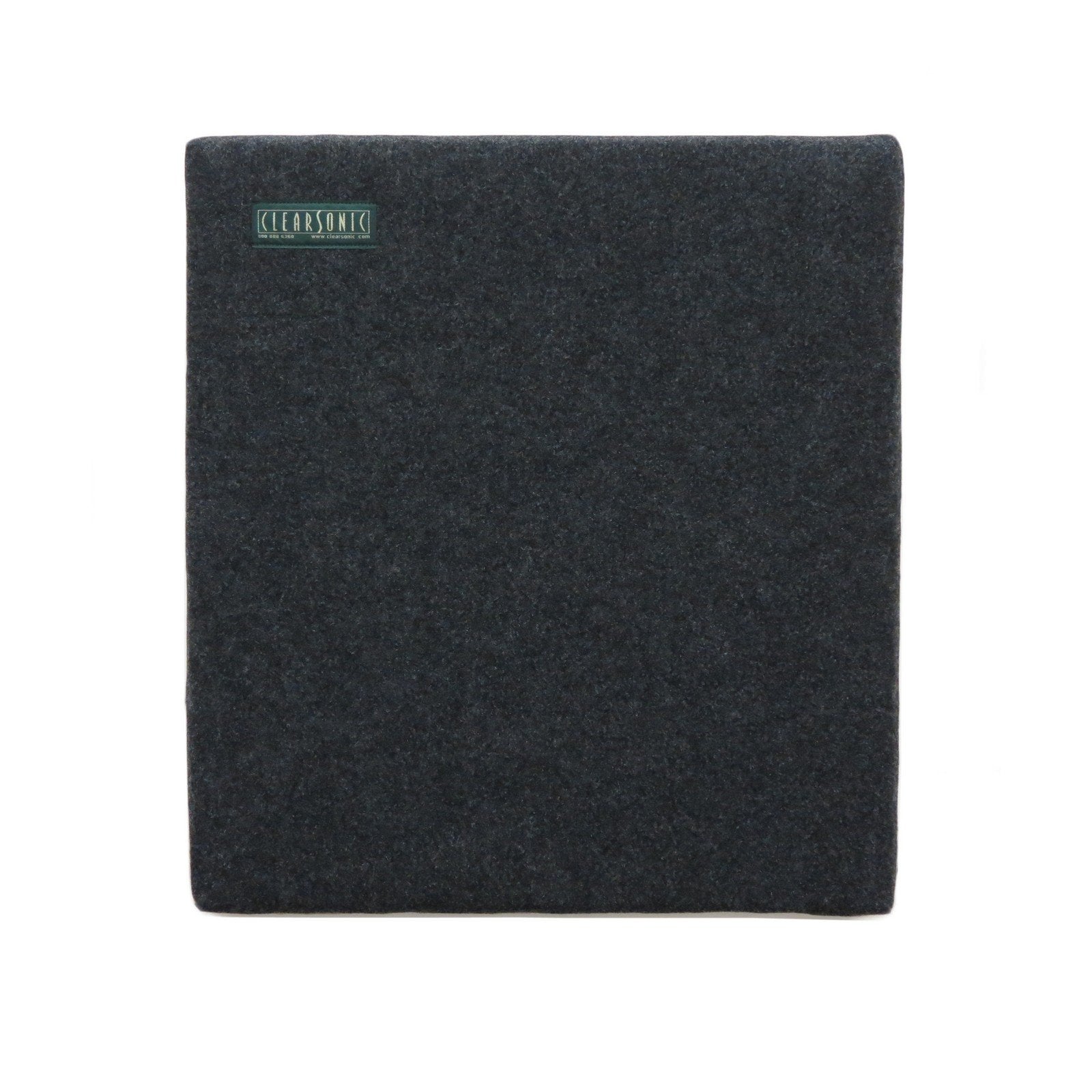 Dark Grey ClearSonic S2D 24x22x1.5 inch Velcro - attached Acoustic SORBER Baffle