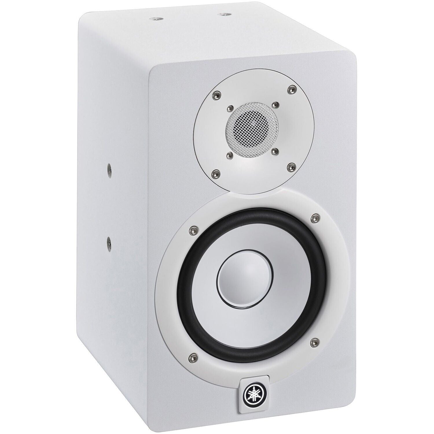 Yamaha HS5IW White 2-Way Bi-Amplified Powered Studio Monitoring Speakers for Professional Audio Production