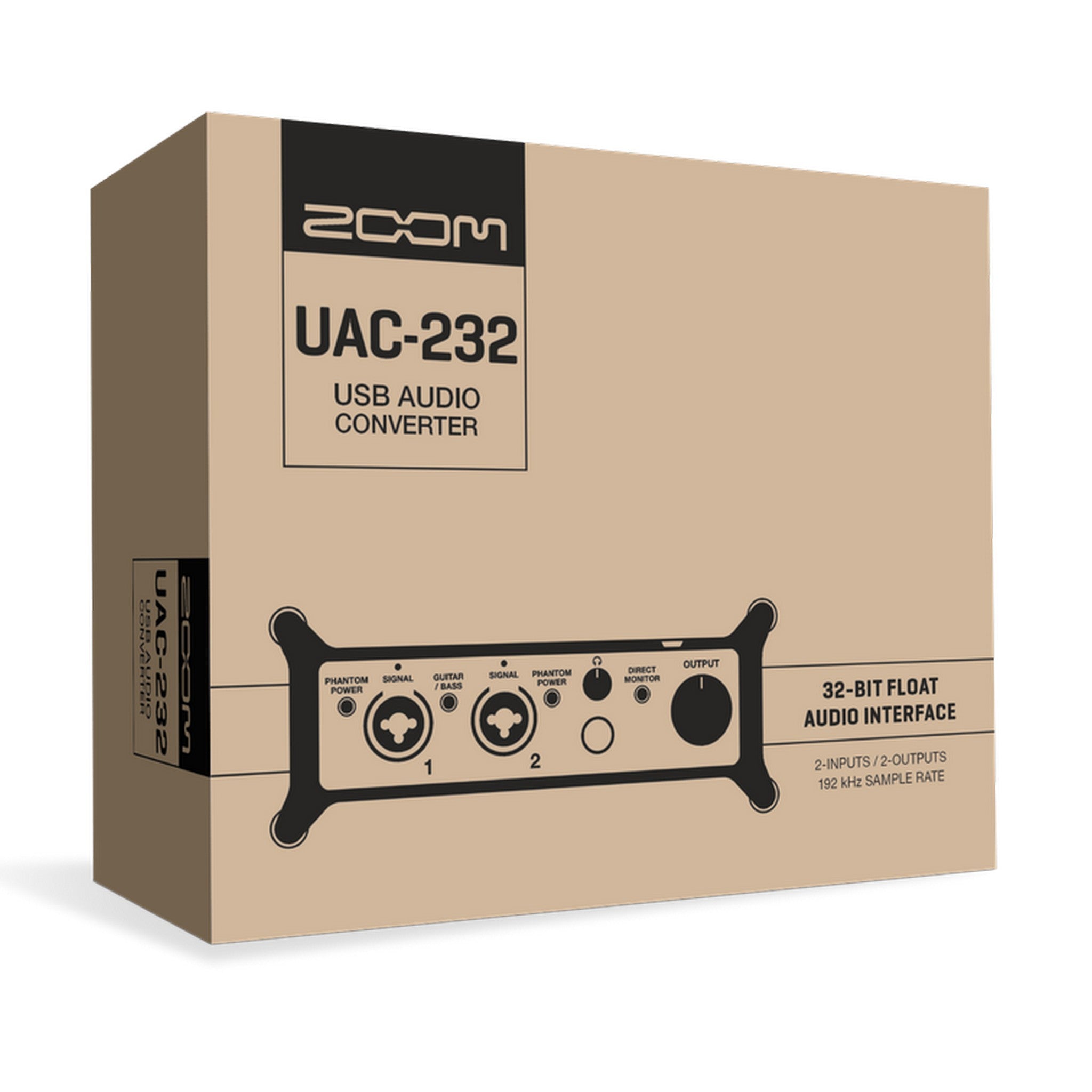 Zoom UAC-232 High-Performance 32-Bit USB-C Professional Audio Interface for Musicians, Producers, Podcasters, and Live-Streaming Enthusiasts