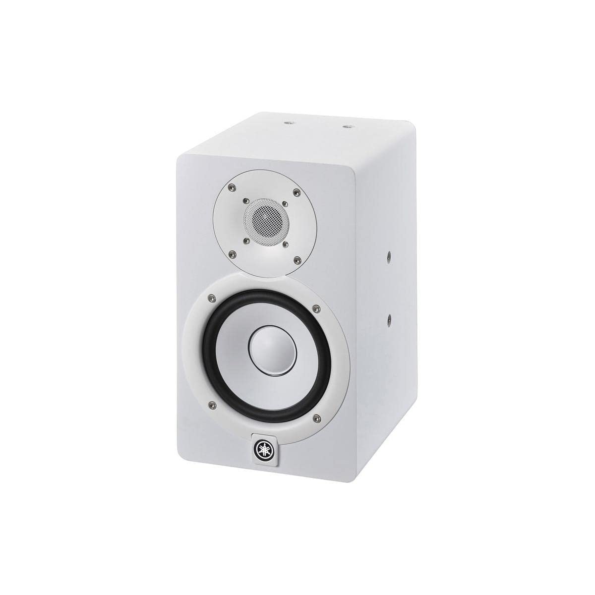 Yamaha HS5IW White 2-Way Bi-Amplified Powered Studio Monitoring Speakers for Professional Audio Production