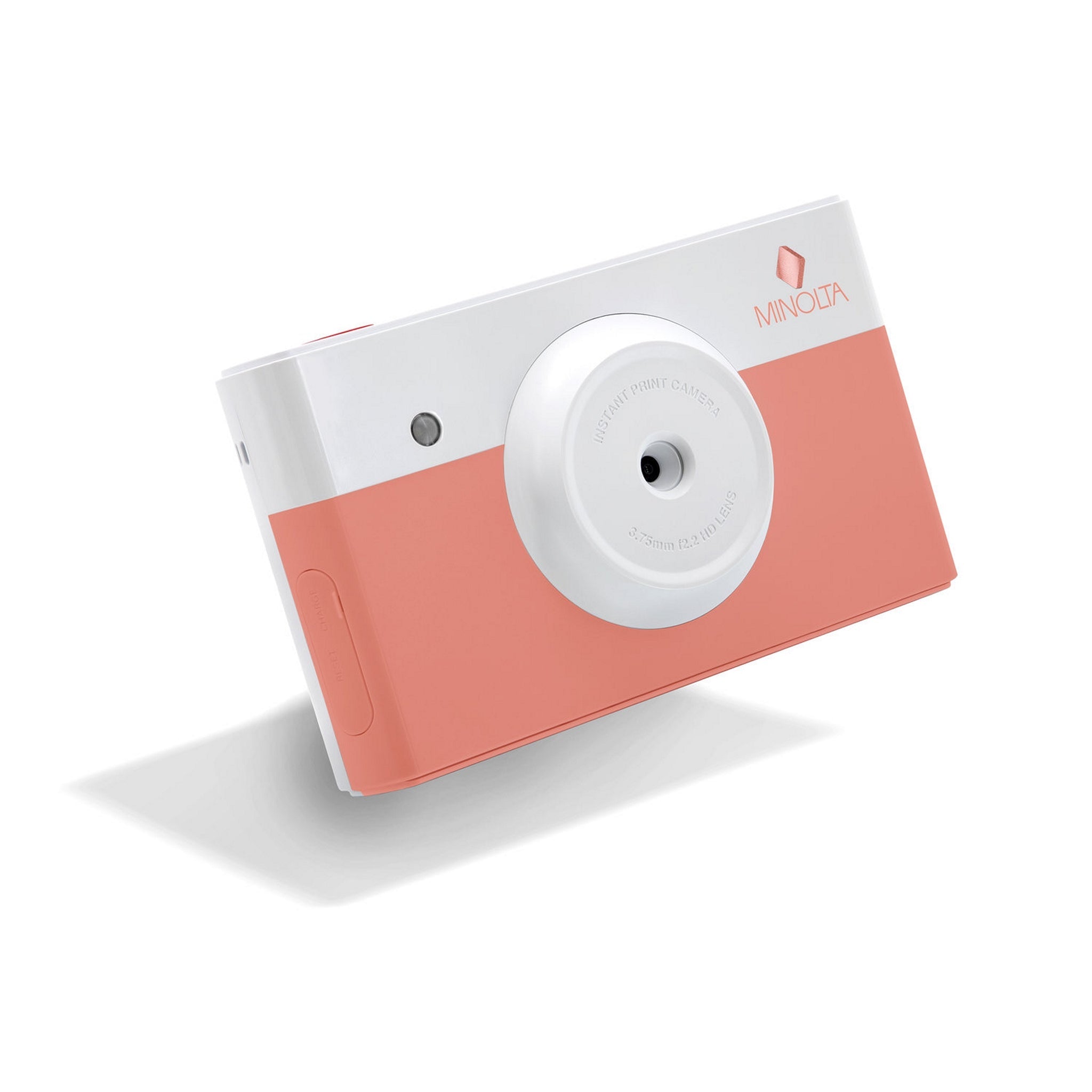 Minolta Coral Pink Digital Instant Print Camera - A Fun and Modern Photography Gadget