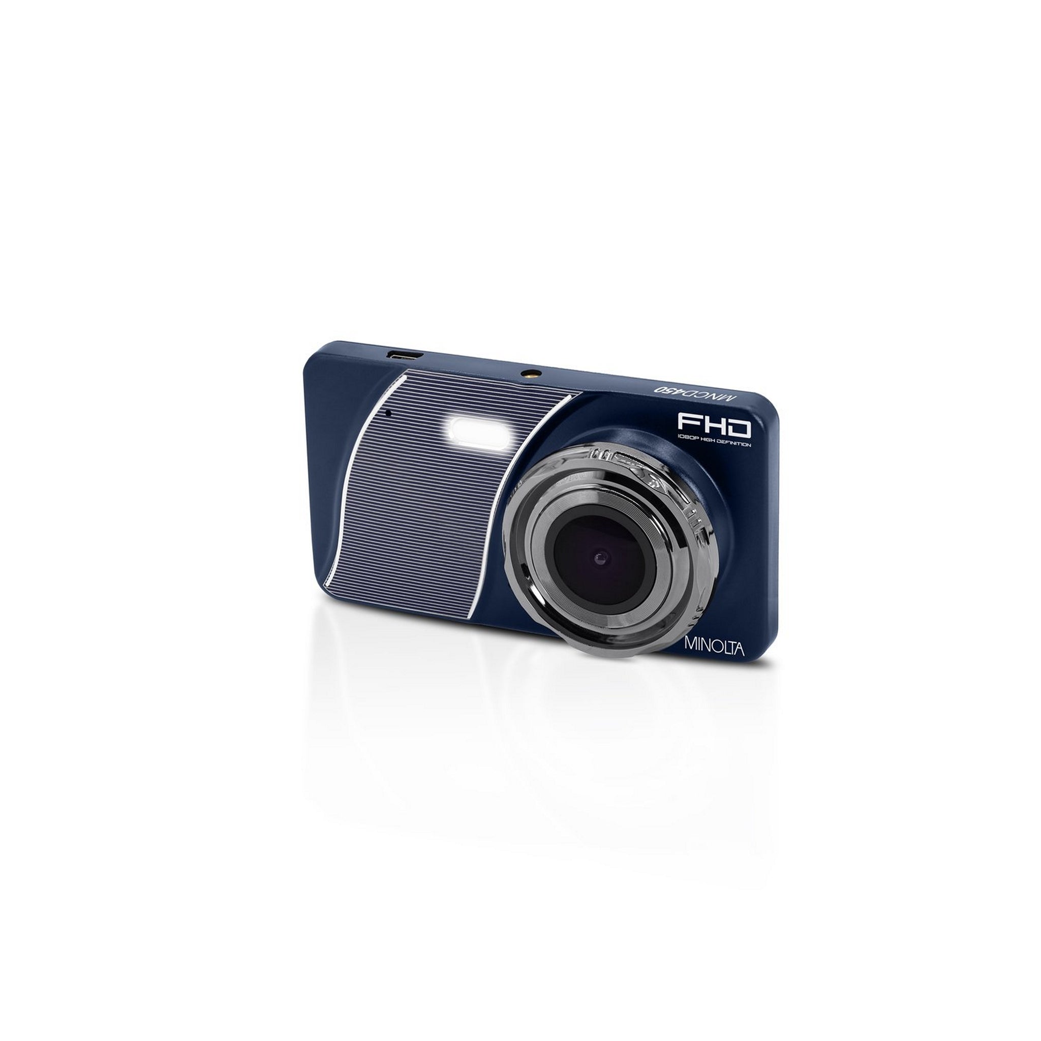 Blue Minolta MNCD450 1080p Car Dash Cam with 4.0-Inch LCD Monitor