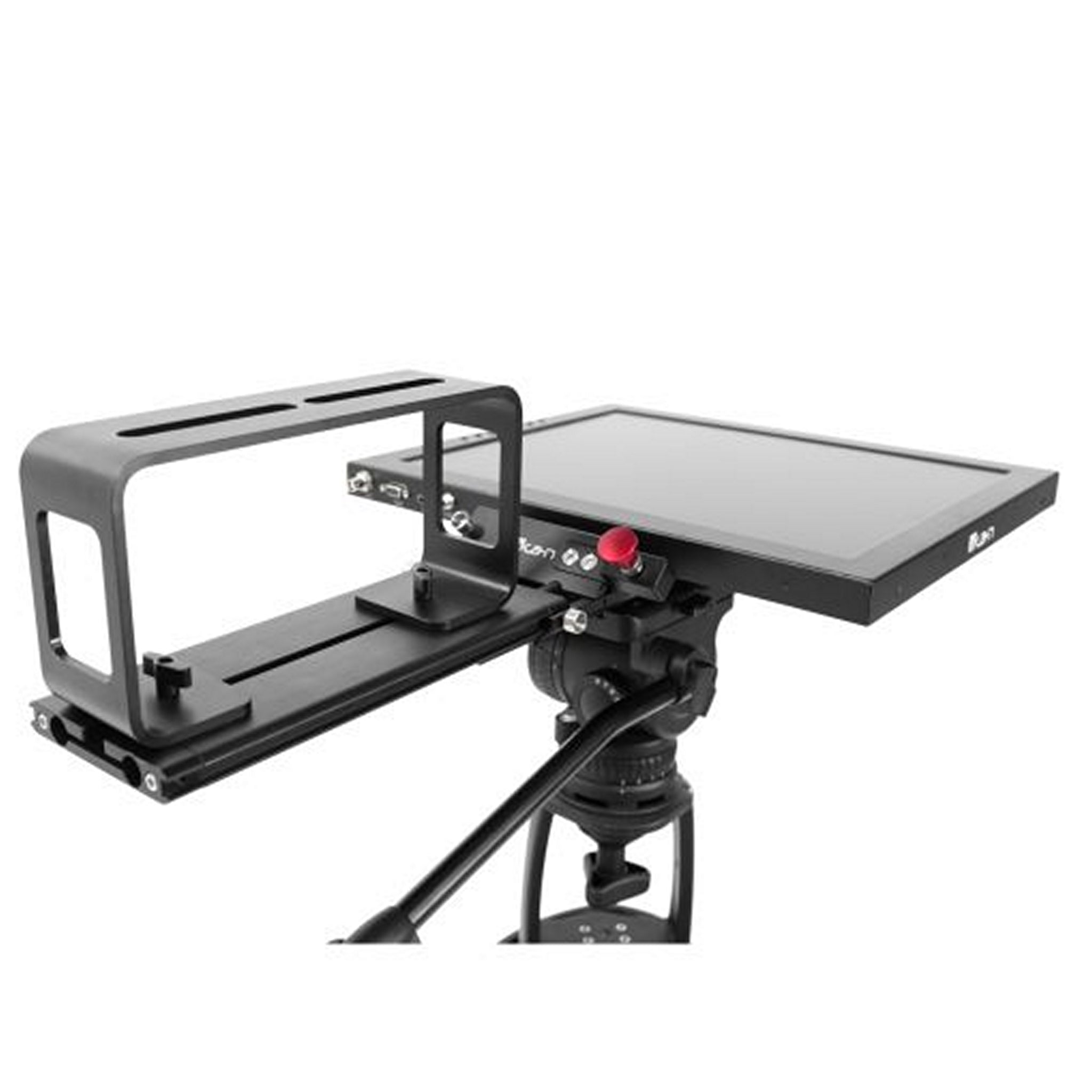 19-inch PTZ Widescreen Professional Teleprompter Pedestal Dolly System - Ikan PT4500-V3-PEDESTAL
