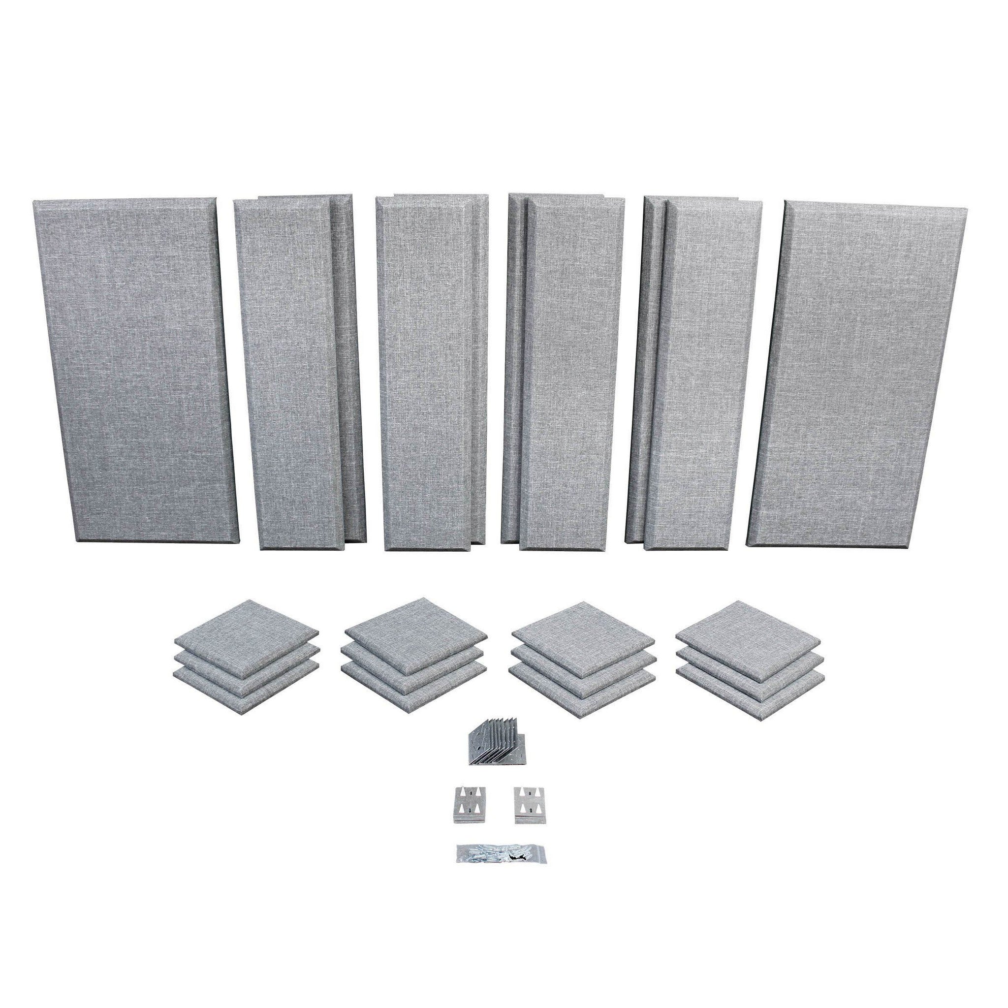 Primacoustic London 12 Grey Sound Absorbing Panel Kit for Medium-Sized Rooms up to 150 Square Feet