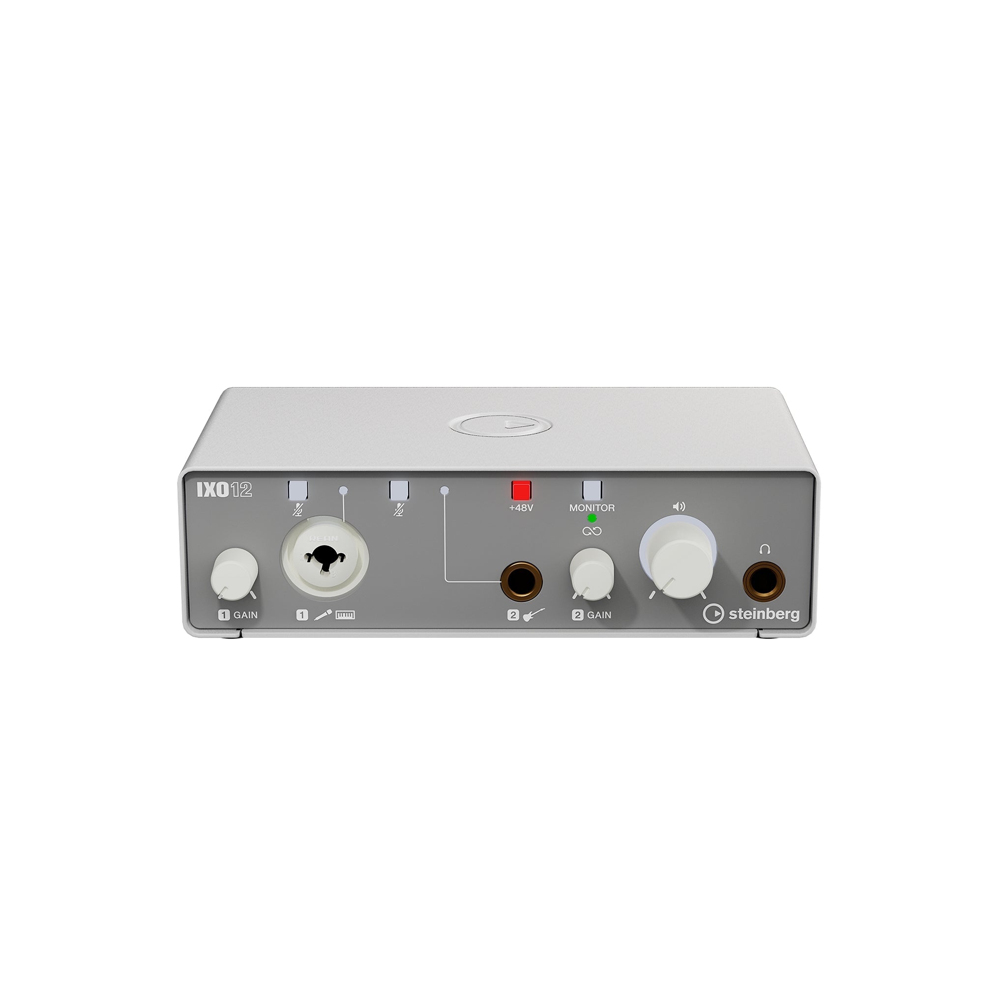 Steinberg IXO12 Professional 2 x 2 USB 2.0 Audio Interface with High - Quality Mic Preamp for Music, Podcast and Content Recording